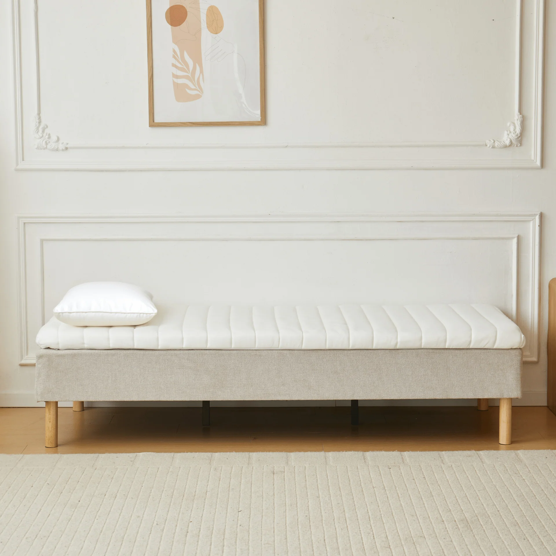 Premium Aksel vit bäddmadrass i memoryskum 90x200x7 cm - Image 5