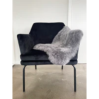 Äkta lammskinn - Grå 50x80 cm - Image 4