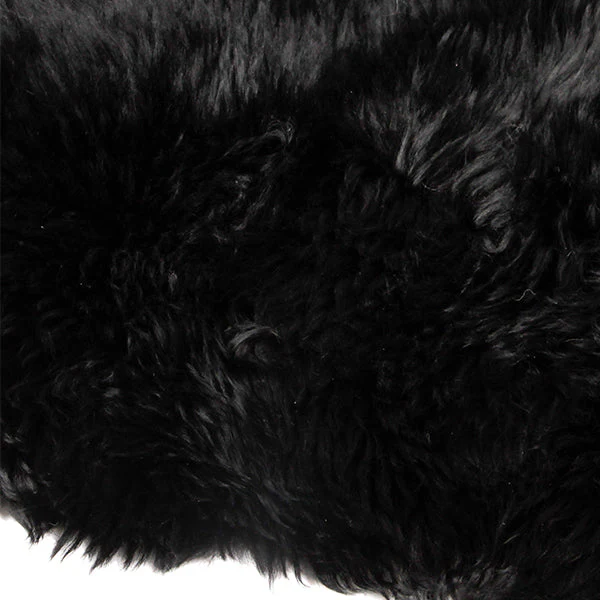 Äkta lammskinn - Svart 50x80 cm - Image 6