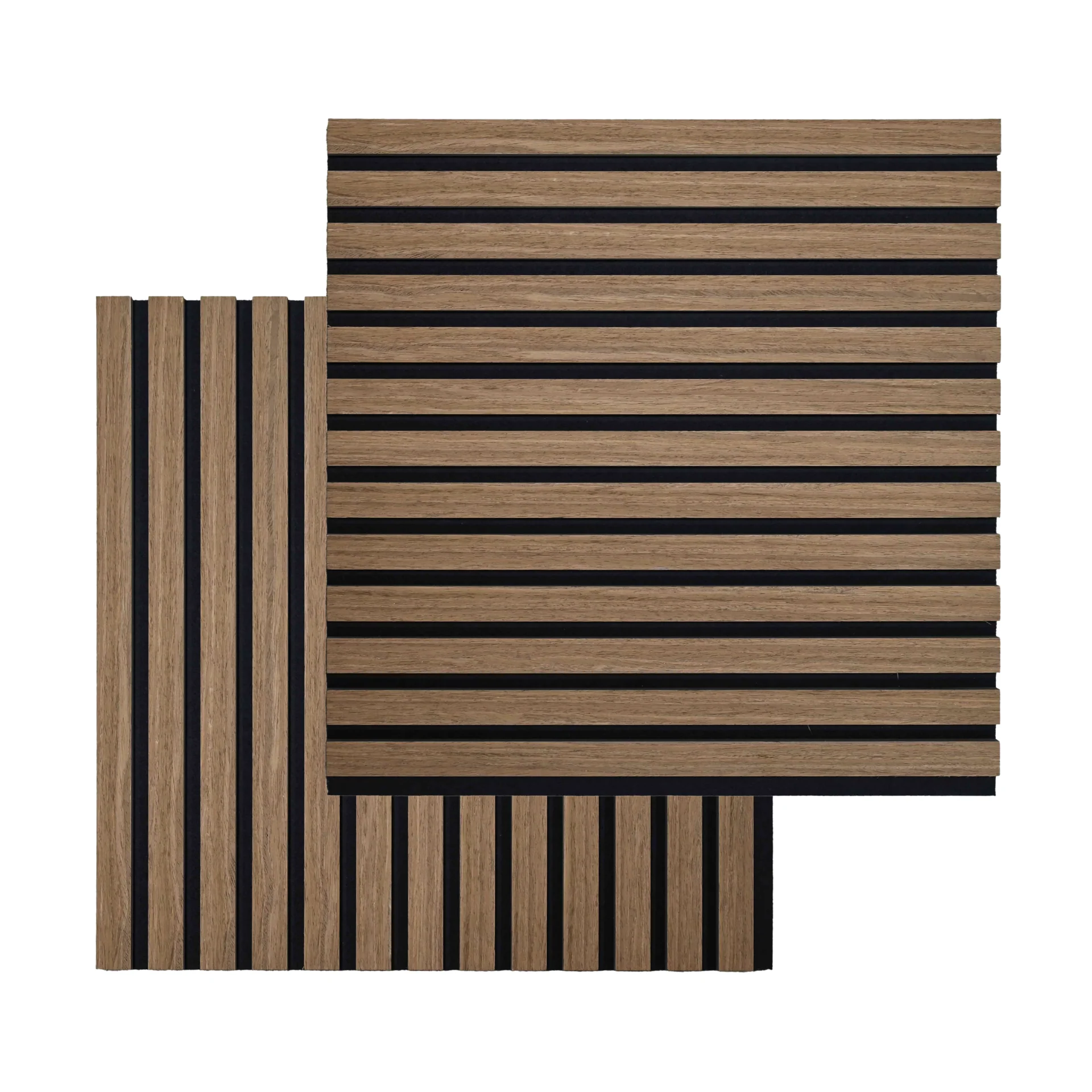 Akustikpanel i rökt ekfanér 520×520×18 mm