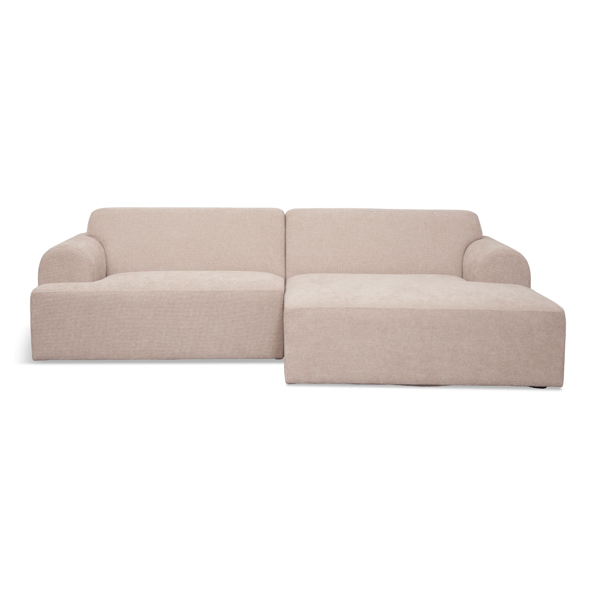 Arianna schäslongsoffa kräm - Högervänd