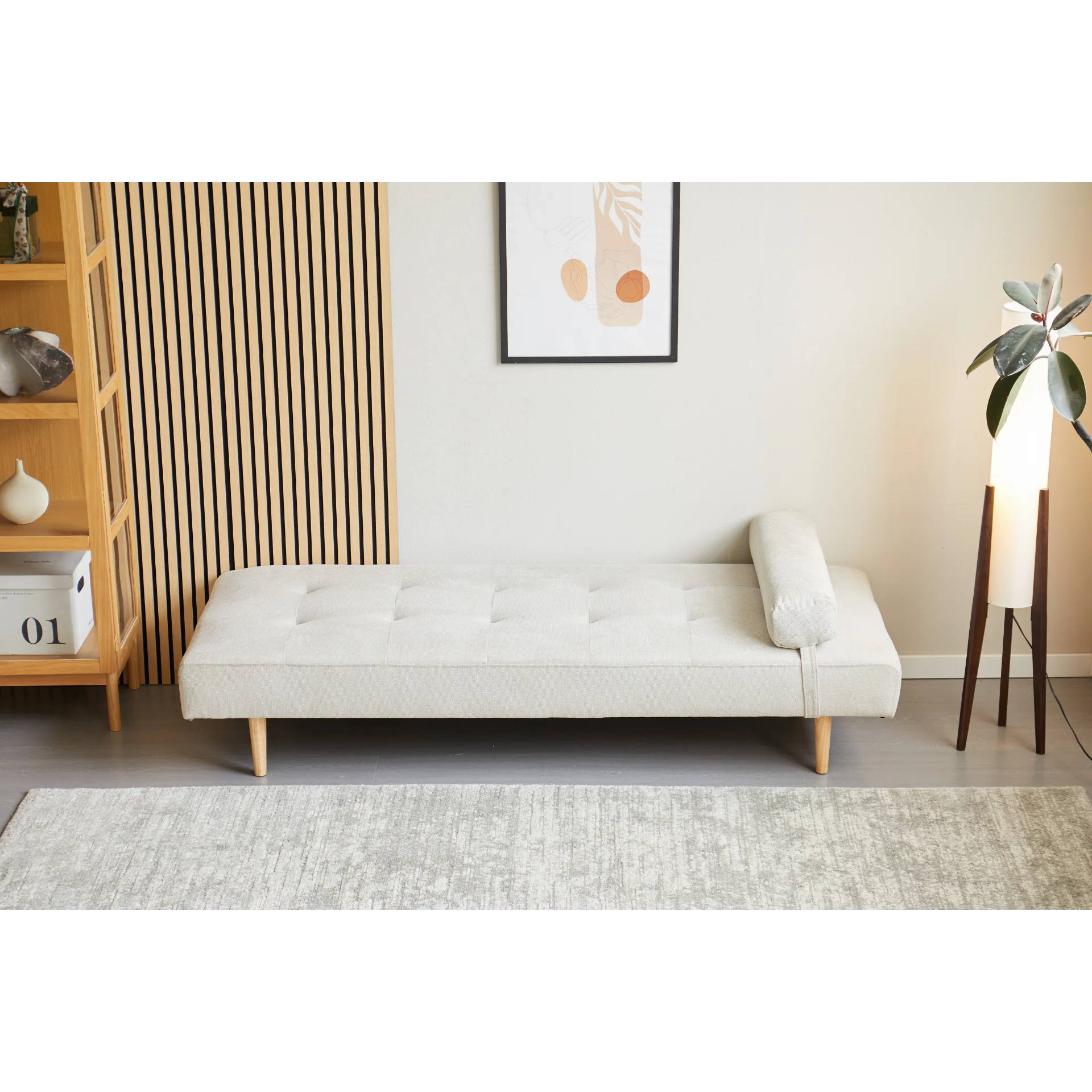 Audrey daybed beige H:56 x B:80 x L:200 - Image 3