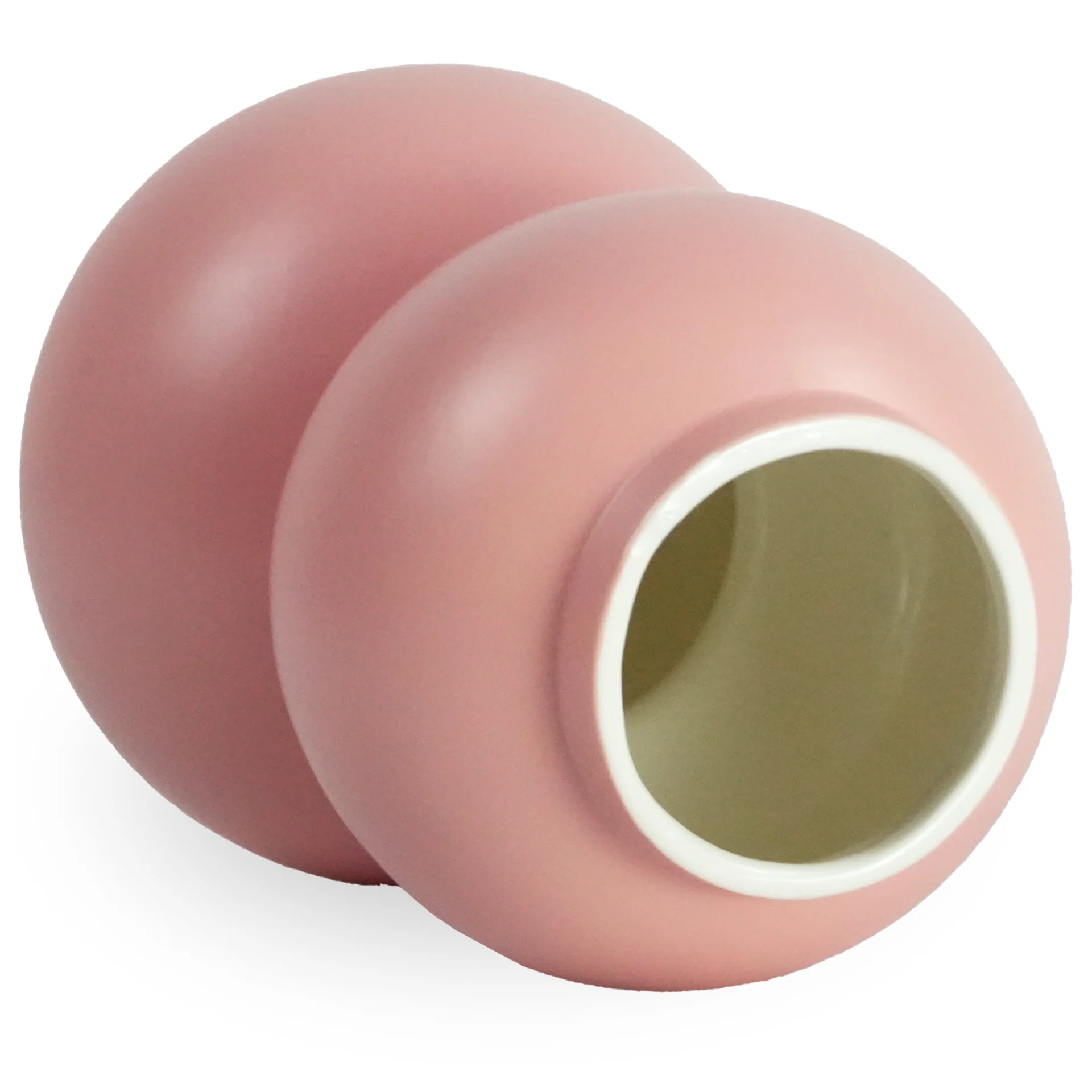 Becca bubbelform keramisk vas rosa 21 cm - Image 2