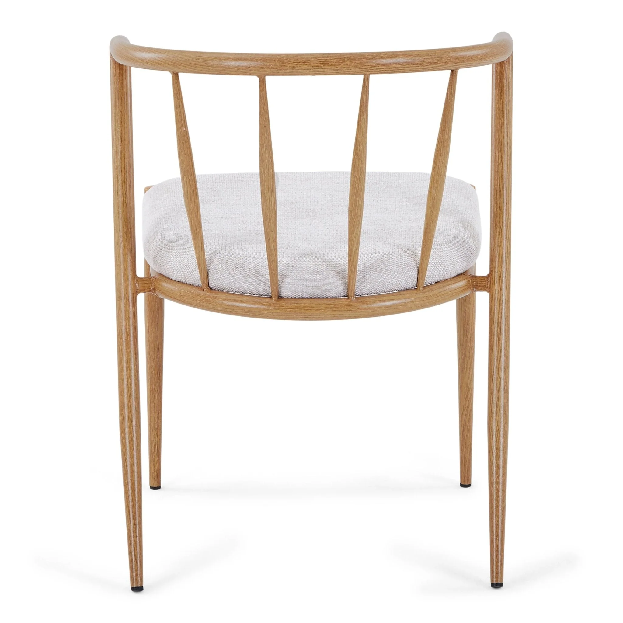 Bella matstol - Eklook med beige klädd sits - Image 7