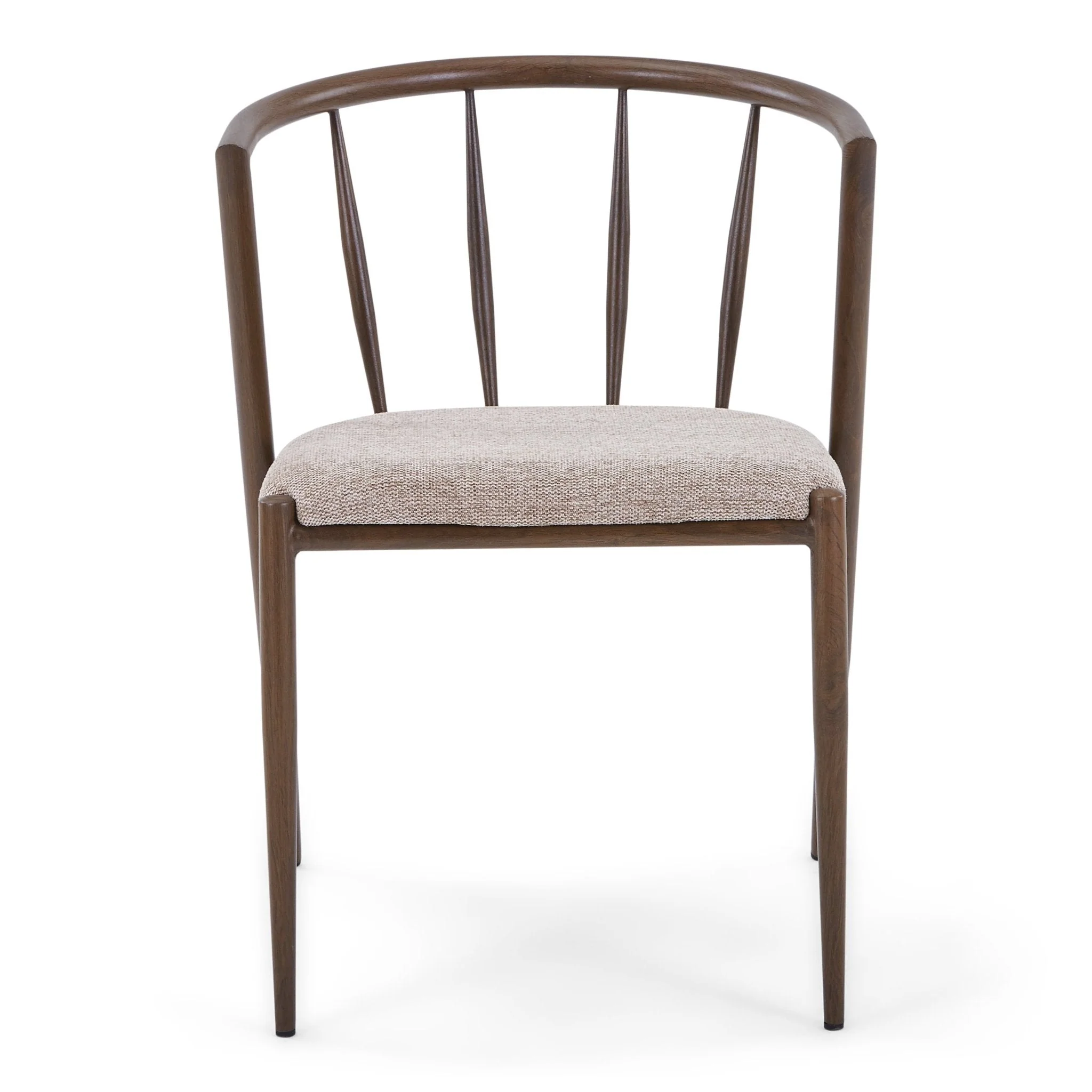 Bella matstol - Rökt ekutseende med sandklädd sits - Image 10