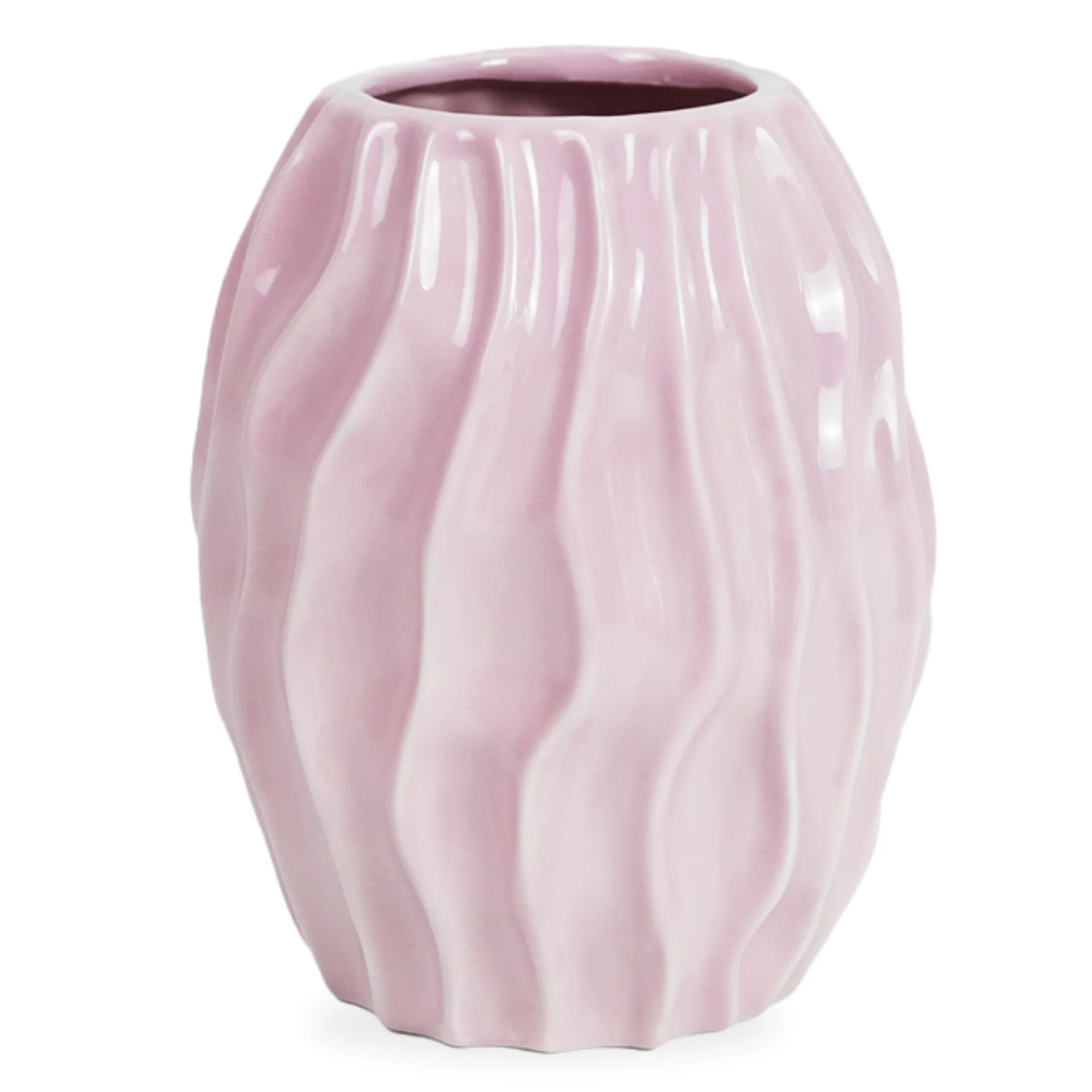 Betty keramisk vas ljusrosa 15,4 cm