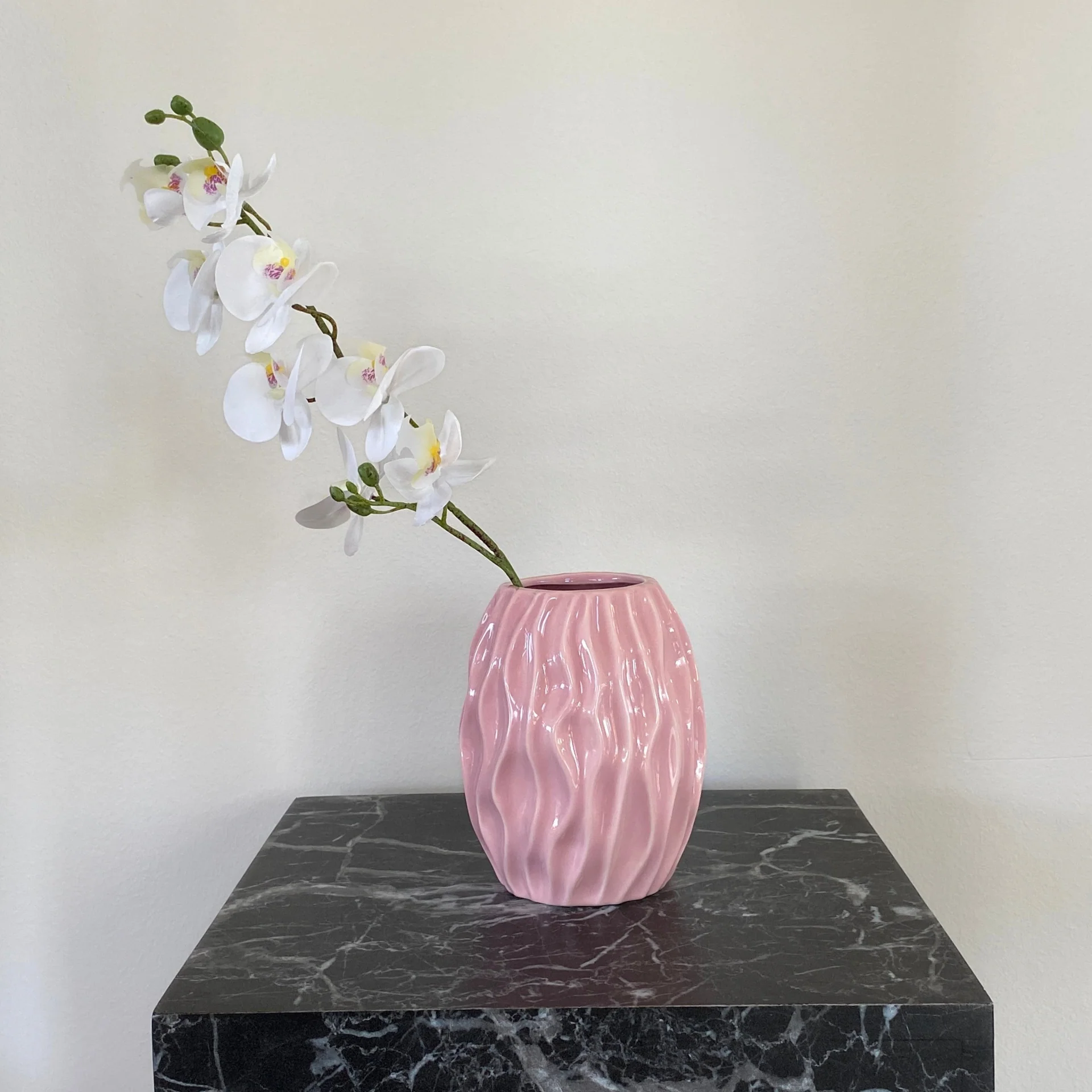 Betty keramisk vas ljusrosa 15,4 cm - Image 2