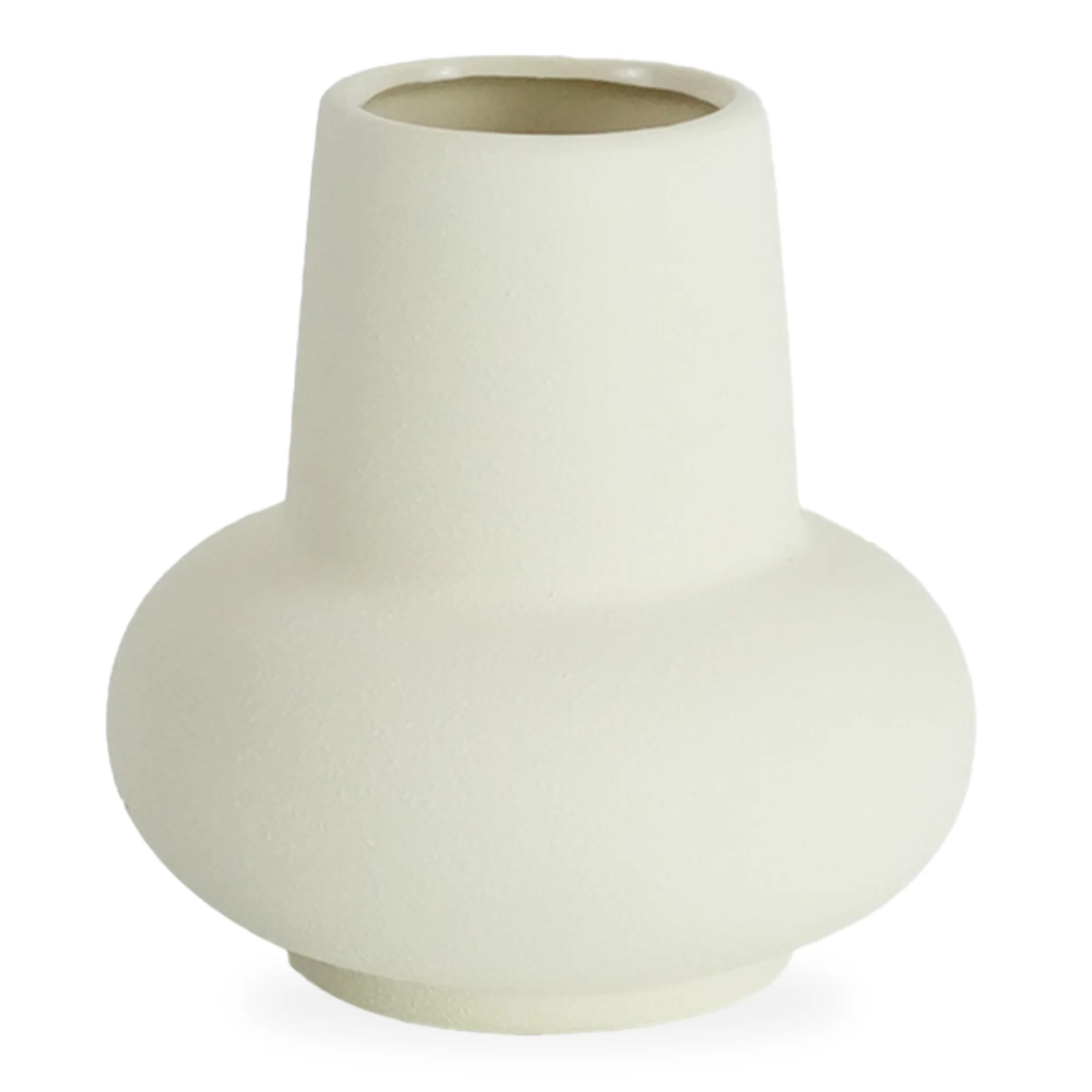 Birka keramisk vas sand 15 cm
