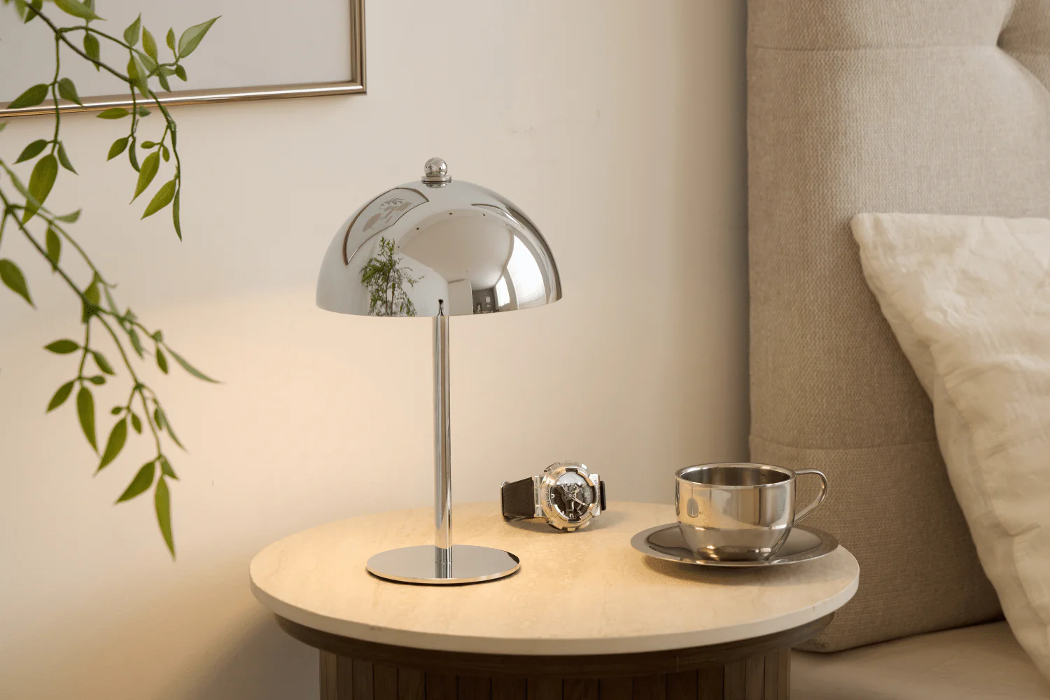 Bloom bordslampa Krom - Image 7