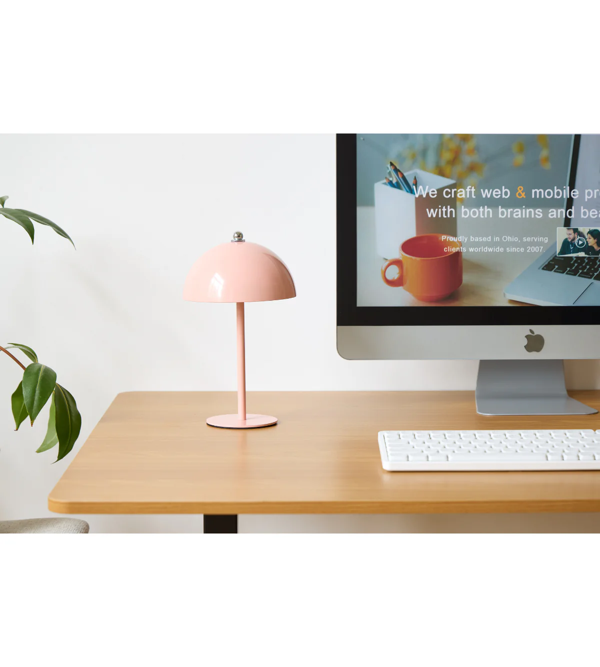 Bloom bordslampa Rosa - Image 6