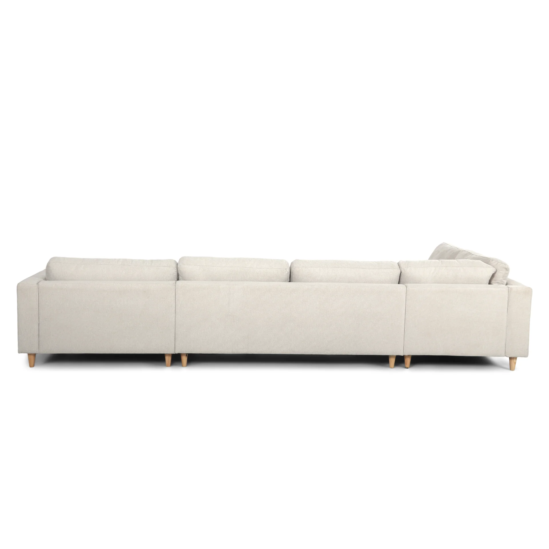 Brandy - högerändad U-soffa i beige med divan - L: 360 x D: 211 x H: 78 cm - Image 6