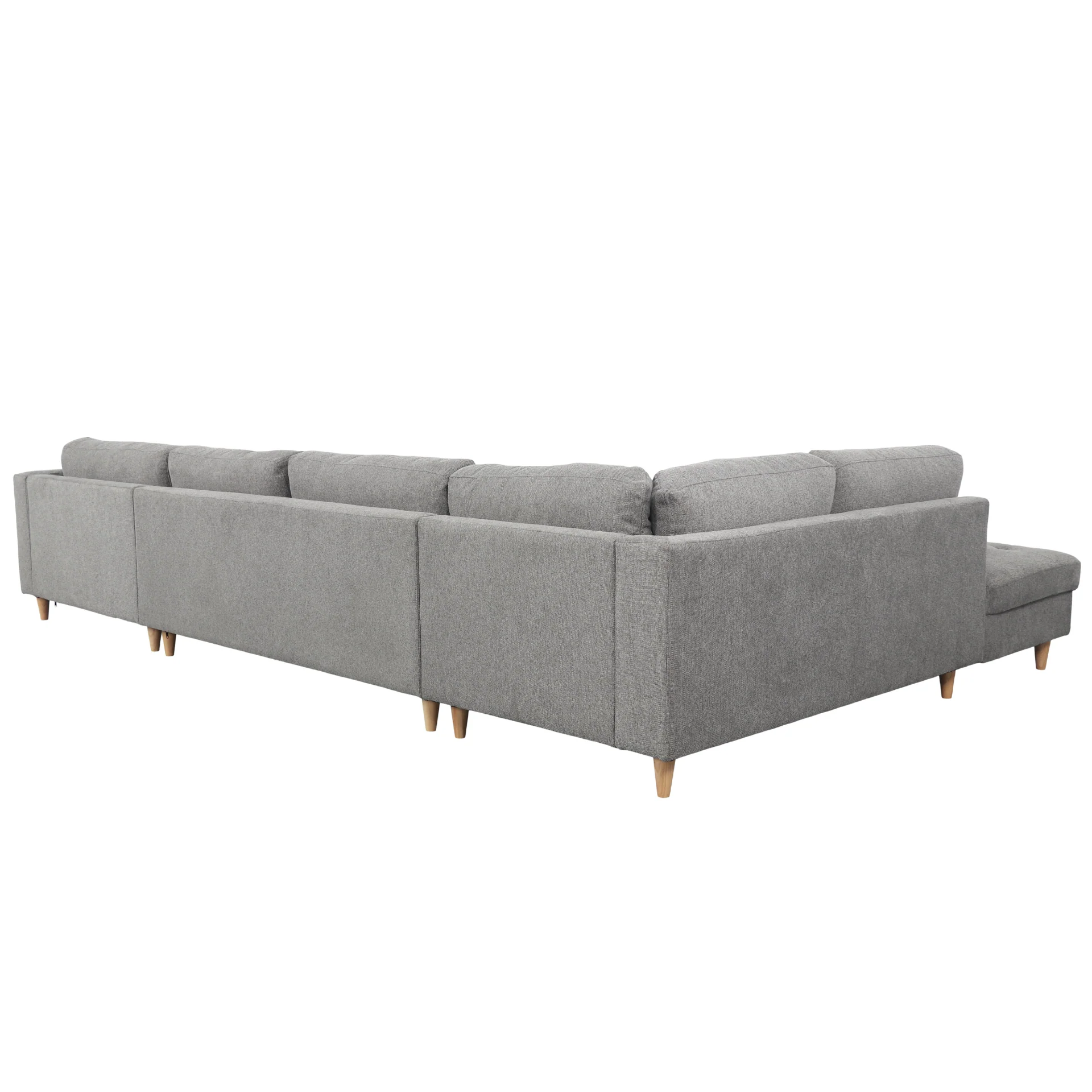 Brandy - högerändad U-soffa i grått med divan - L: 360 x D: 211 x H: 78 cm - Image 3