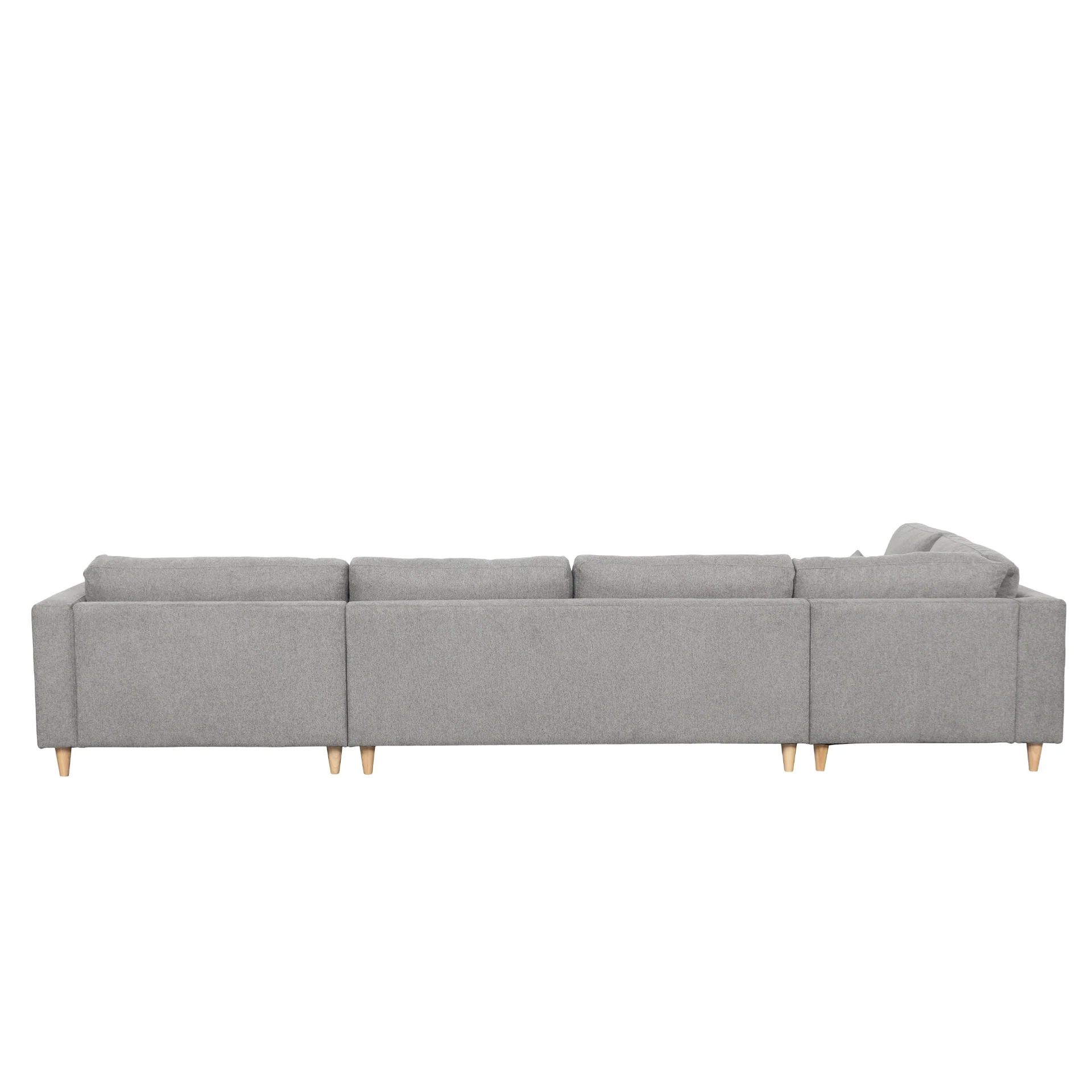 Brandy - högerändad U-soffa i grått med divan - L: 360 x D: 211 x H: 78 cm - Image 6