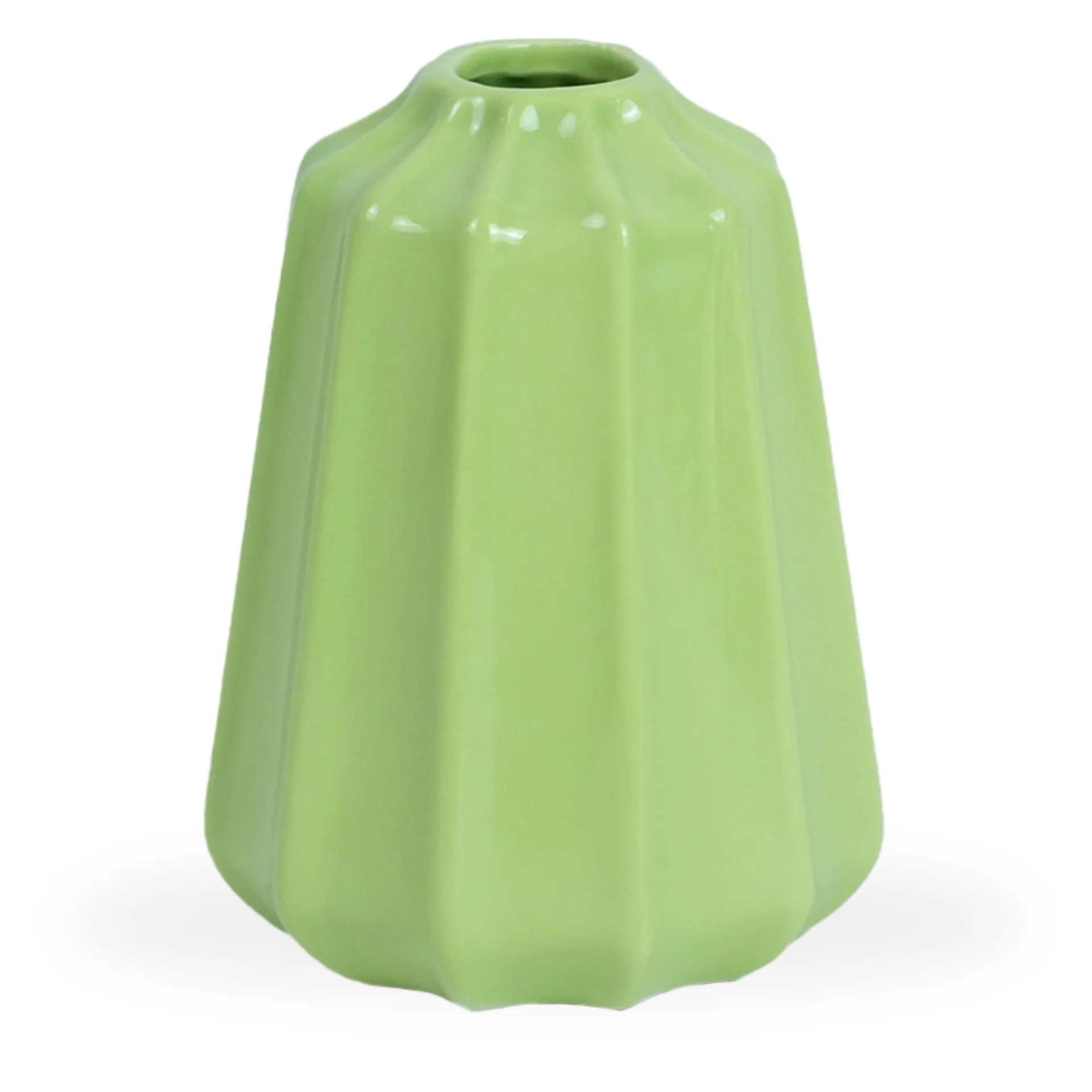 Caddi keramisk vas grön 15 cm