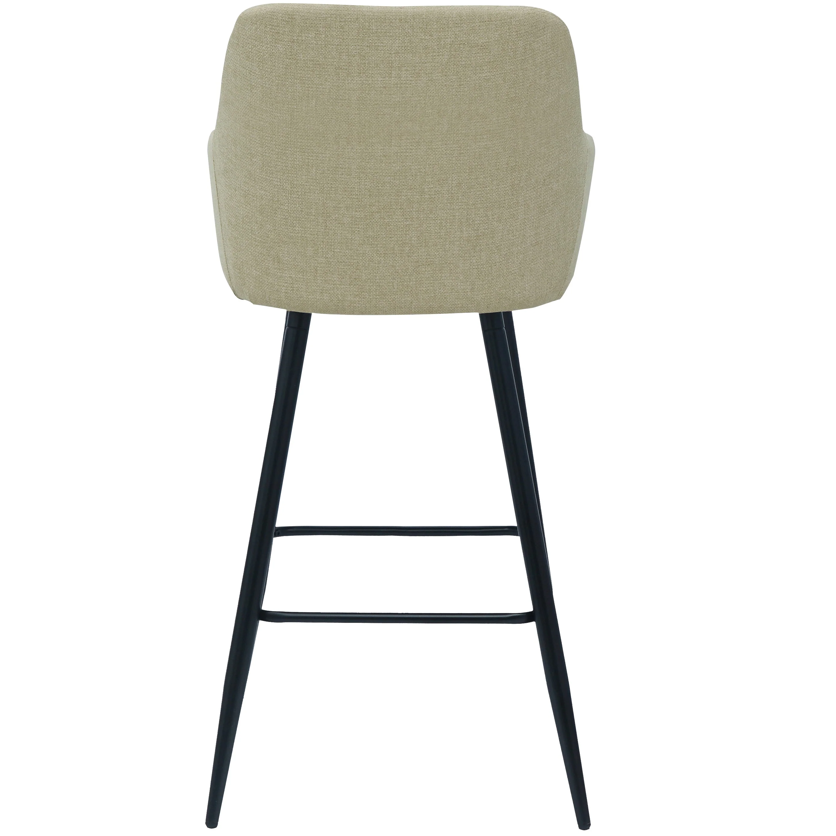 Carlo barstol - beige med armstöd 65 cm - Image 4