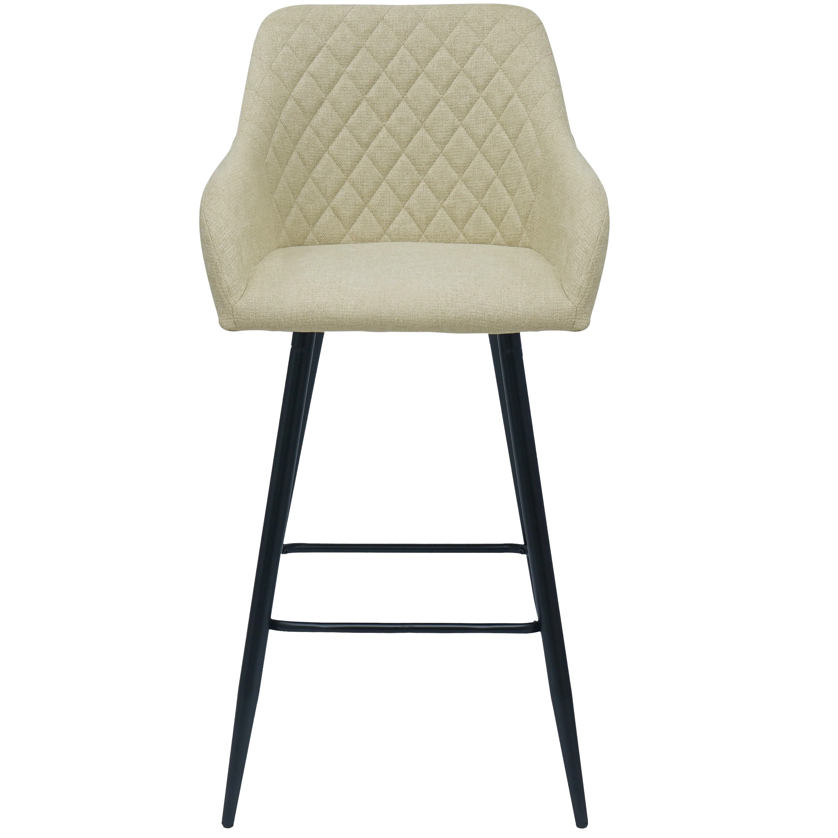 Carlo barstol - beige med armstöd 65 cm - Image 5