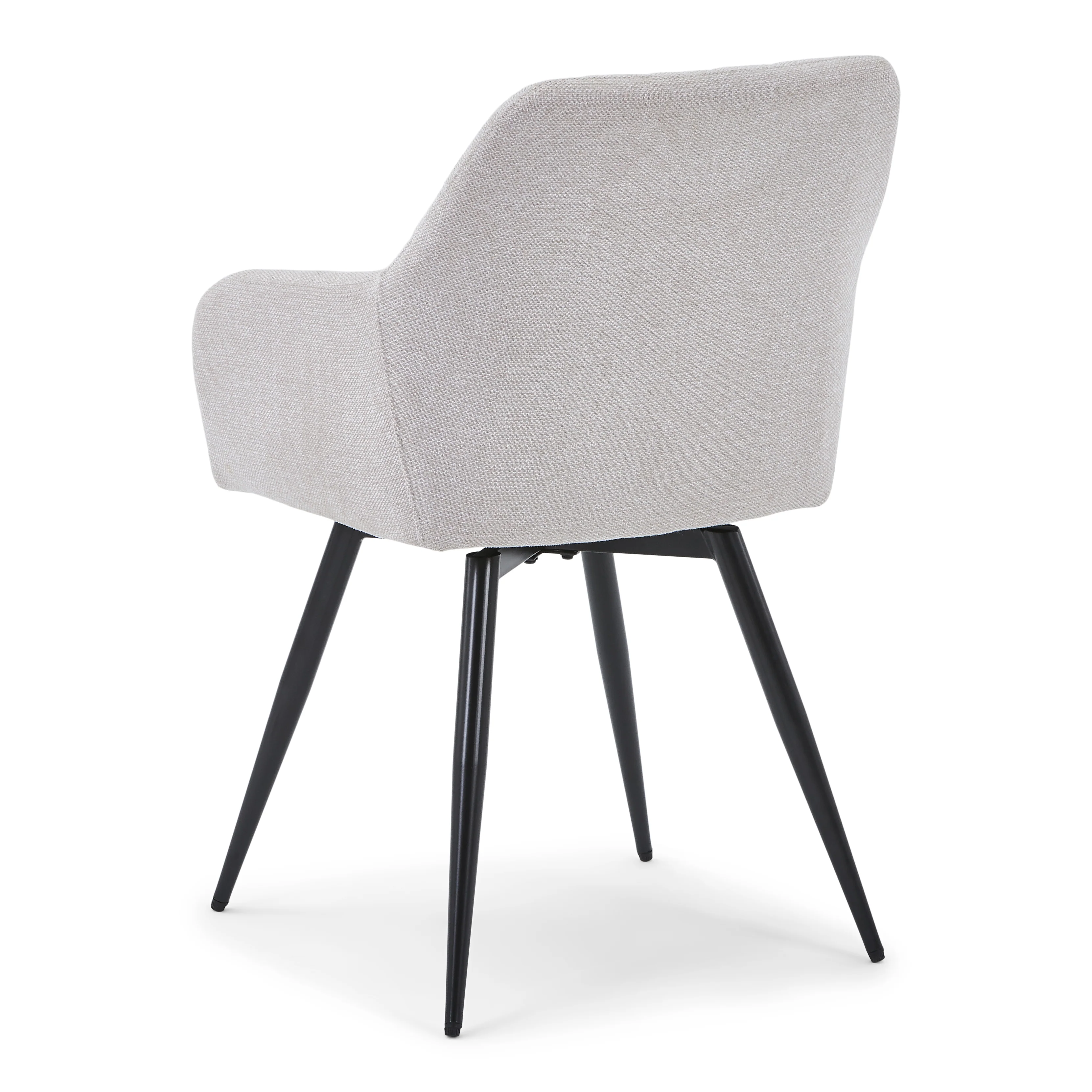 Carlo - Snurrstol med armstöd i beige - Image 2