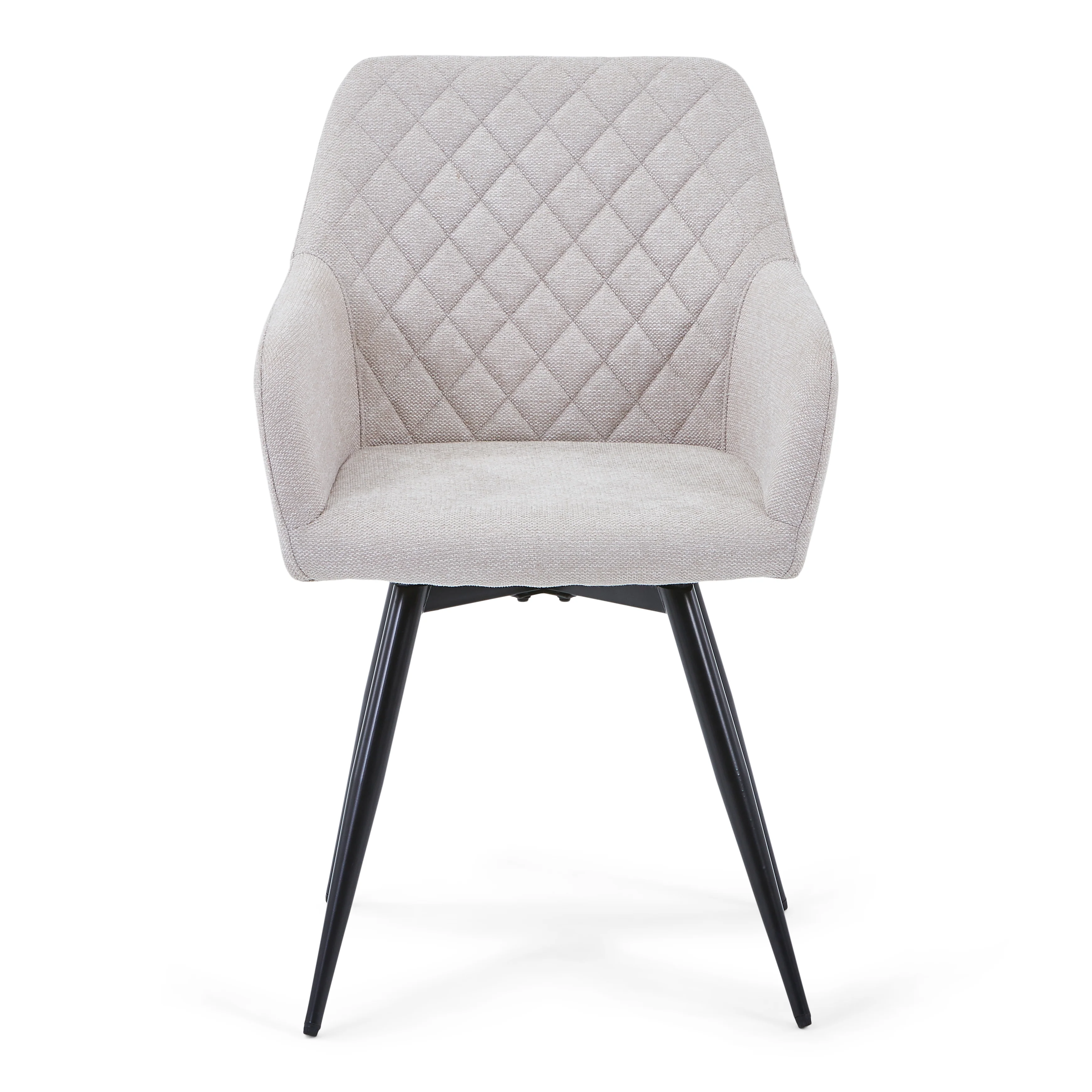 Carlo - Snurrstol med armstöd i beige - Image 3