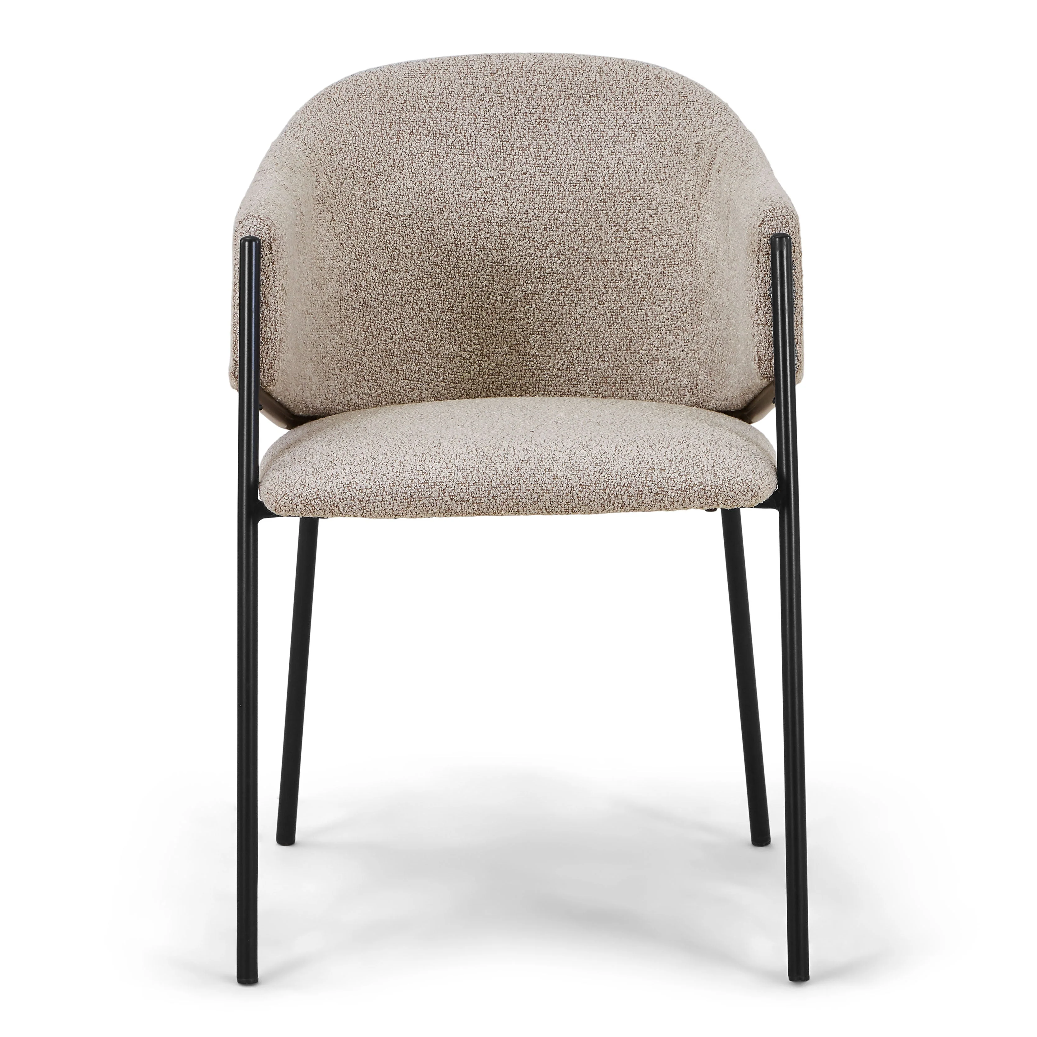 Carolina matstol i beige bouclé - Image 5