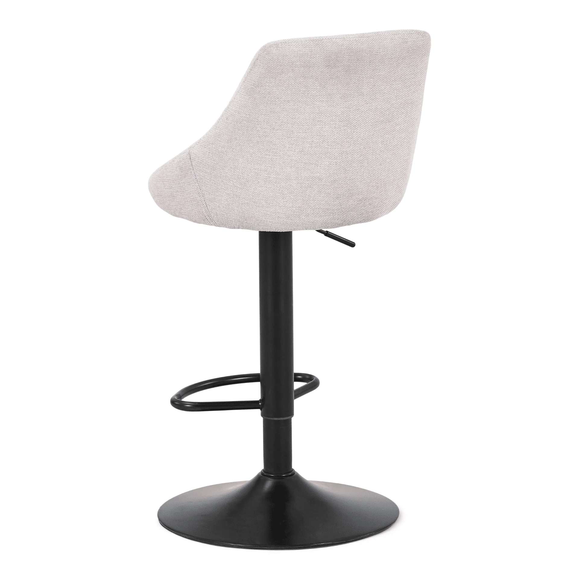 Cassie - beige justerbar barstol med 360 graders svängfunktion - Image 10