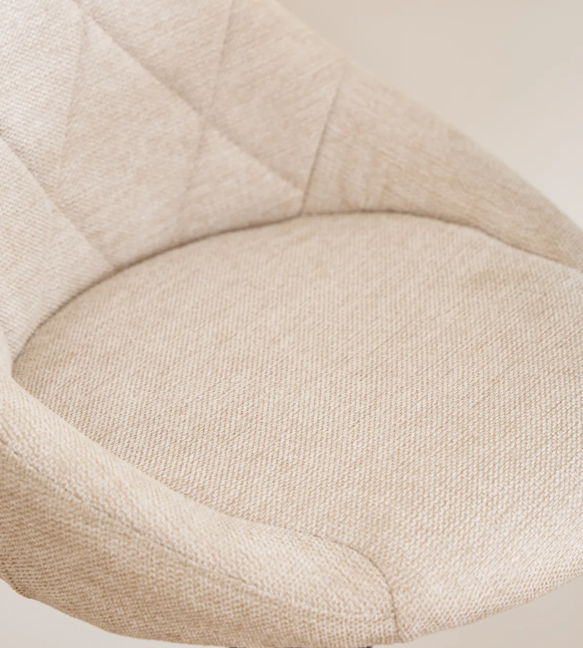 Cassie - beige justerbar barstol med 360 graders svängfunktion - Image 5