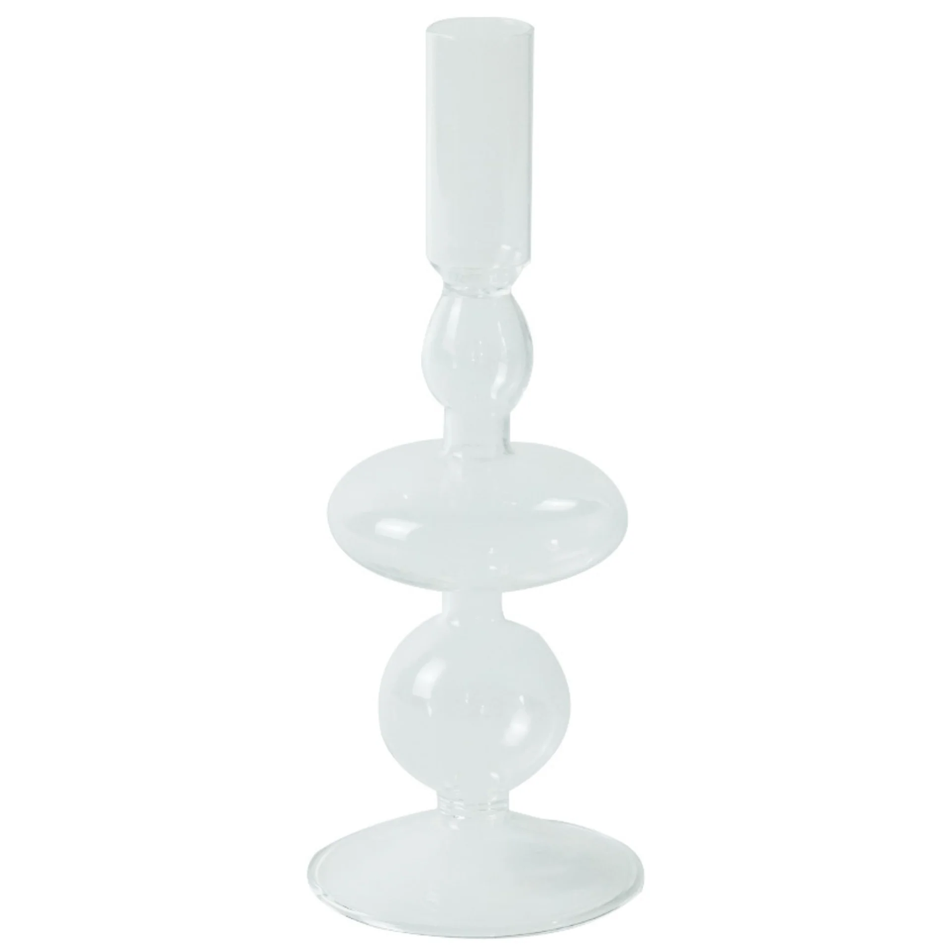 Chicka ljusstake glas klar 21 cm - Image 3