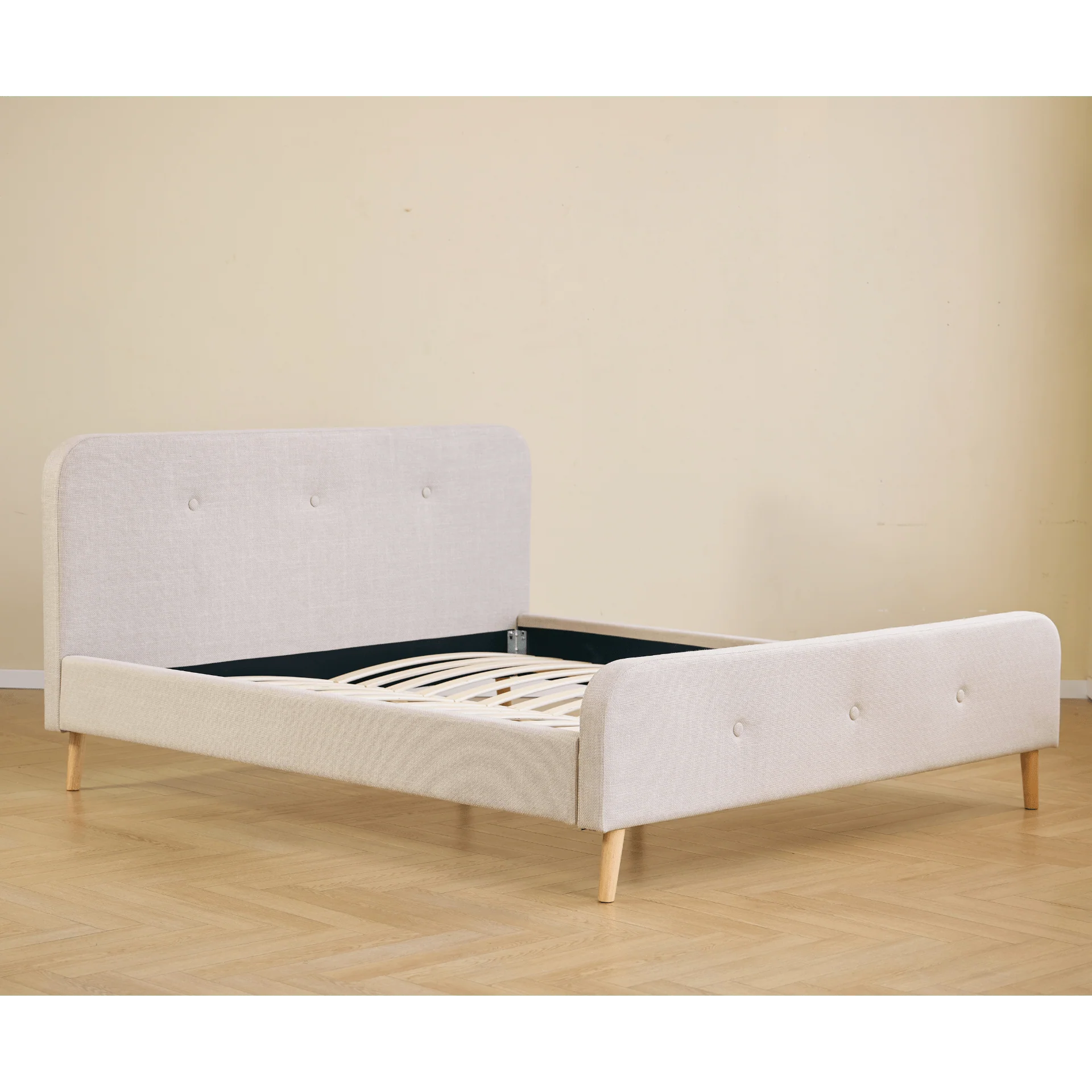 Christian sängram i beige 180x200 cm - Image 5