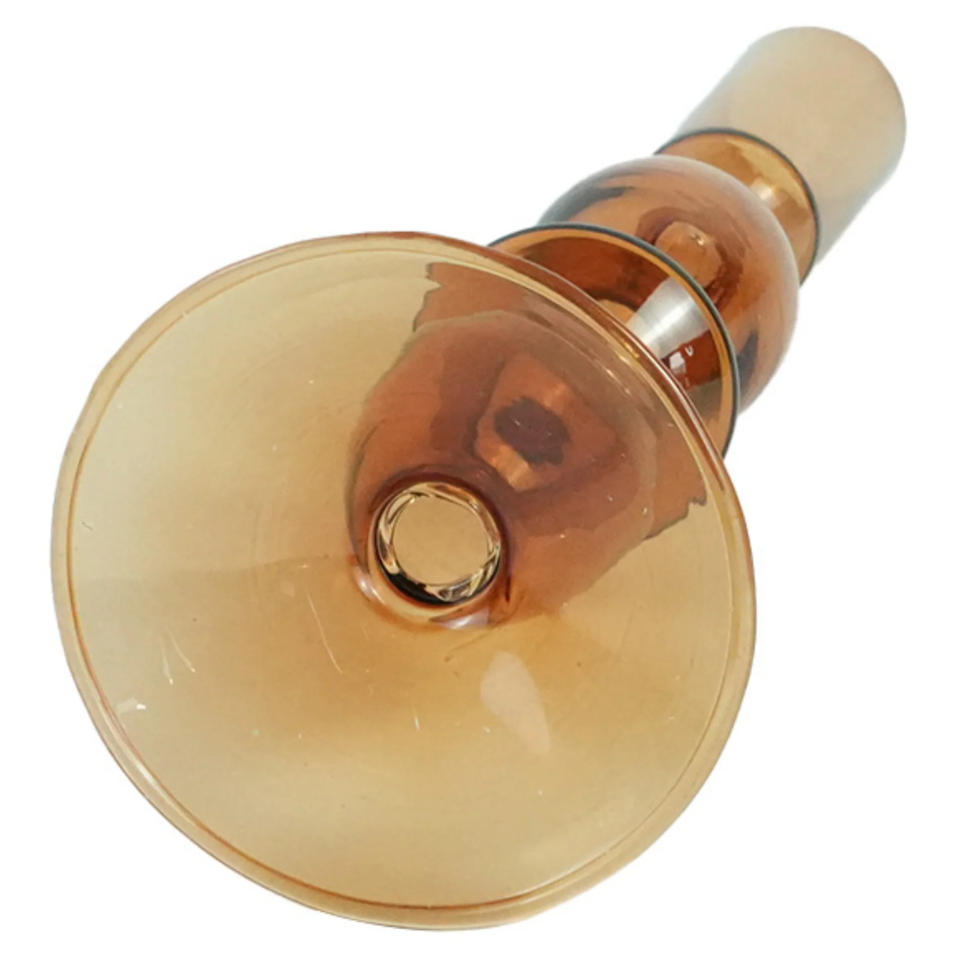 Cora glas ljusstake bärnsten 20 cm - Image 4