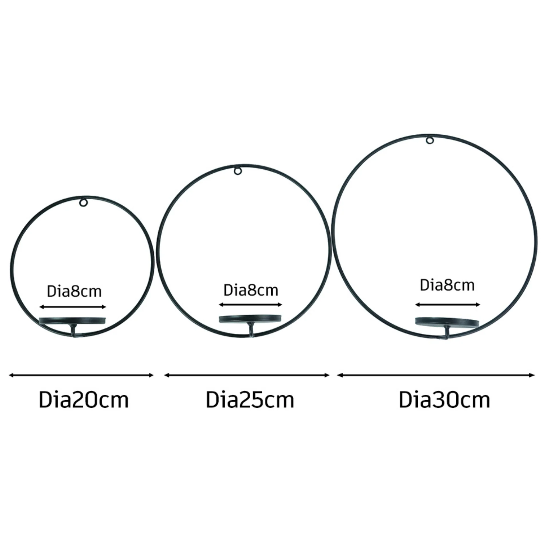 Dana väggljusstake set svart - Image 6