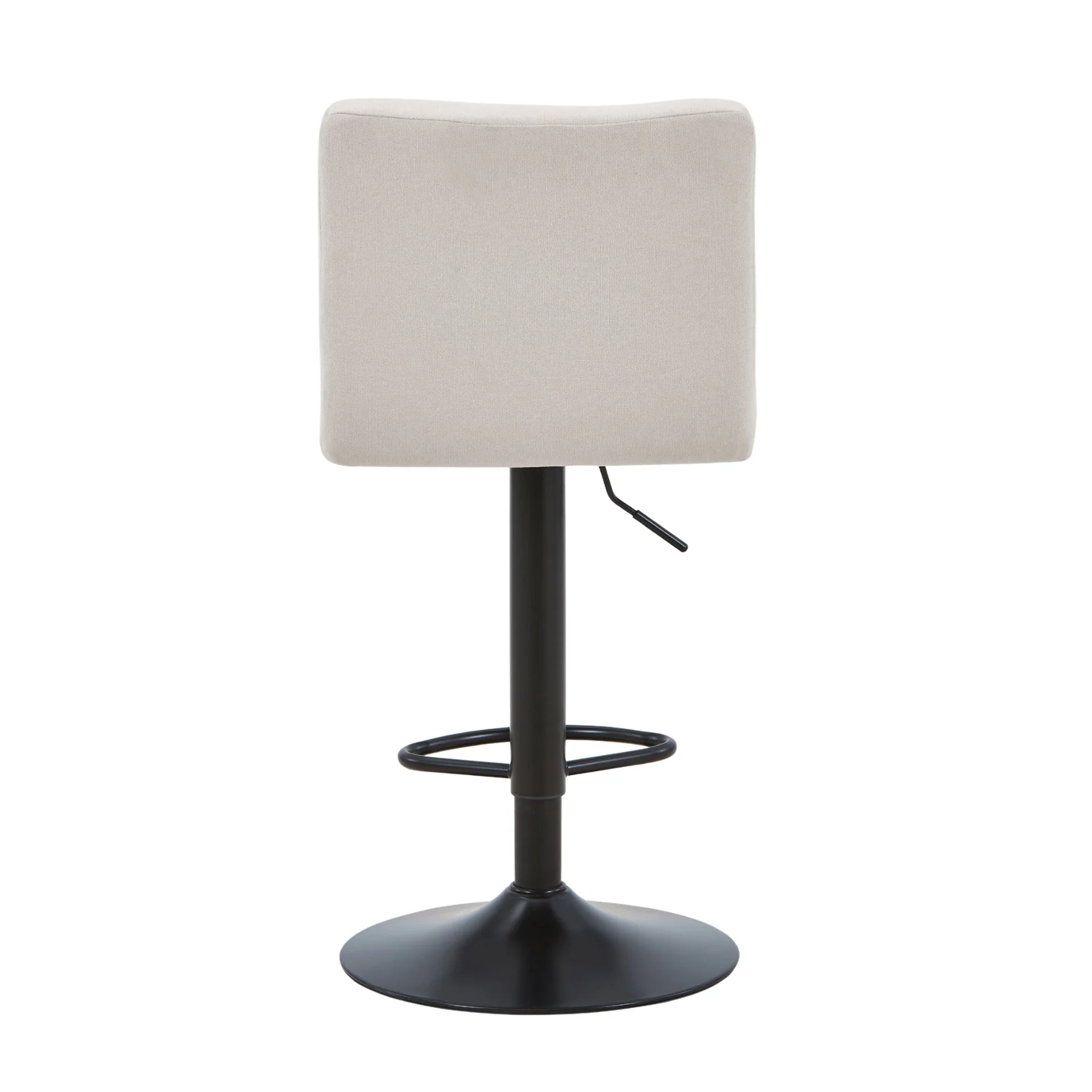 Diana - beige justerbar barstol med 360 graders svängfunktion - Image 3