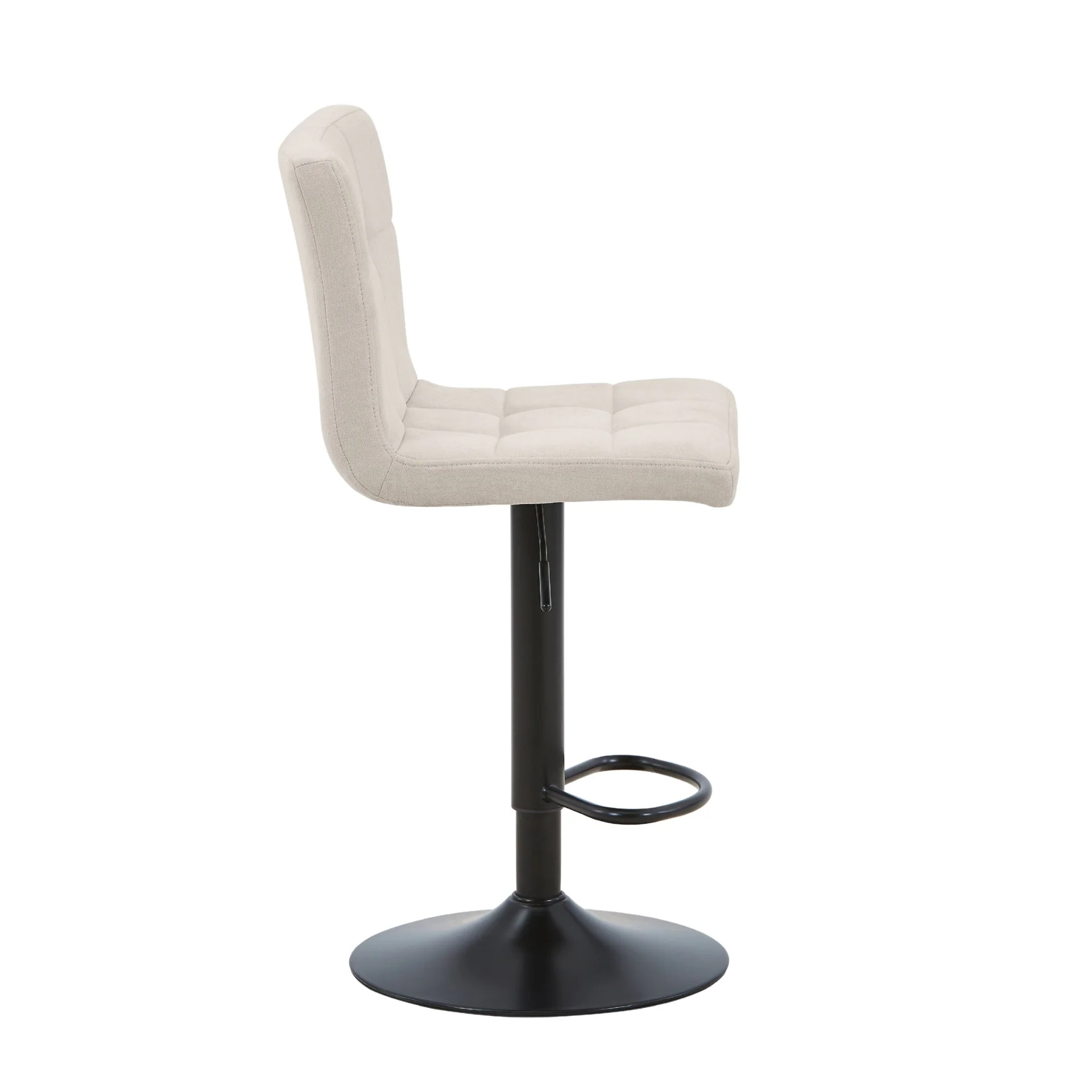 Diana - beige justerbar barstol med 360 graders svängfunktion - Image 5
