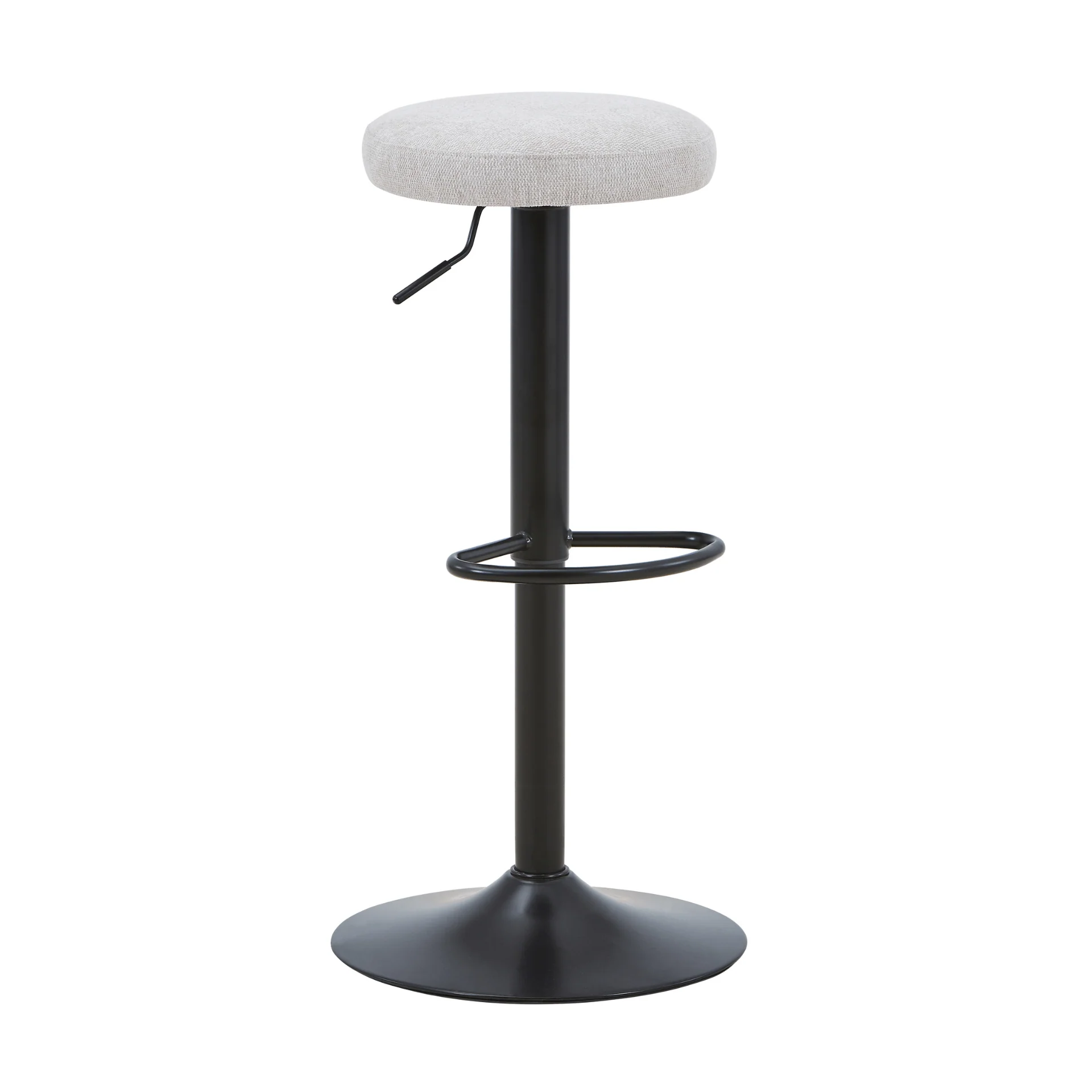 Ditte - barstol med 360 graders med snurrfunktion i beige - Image 3