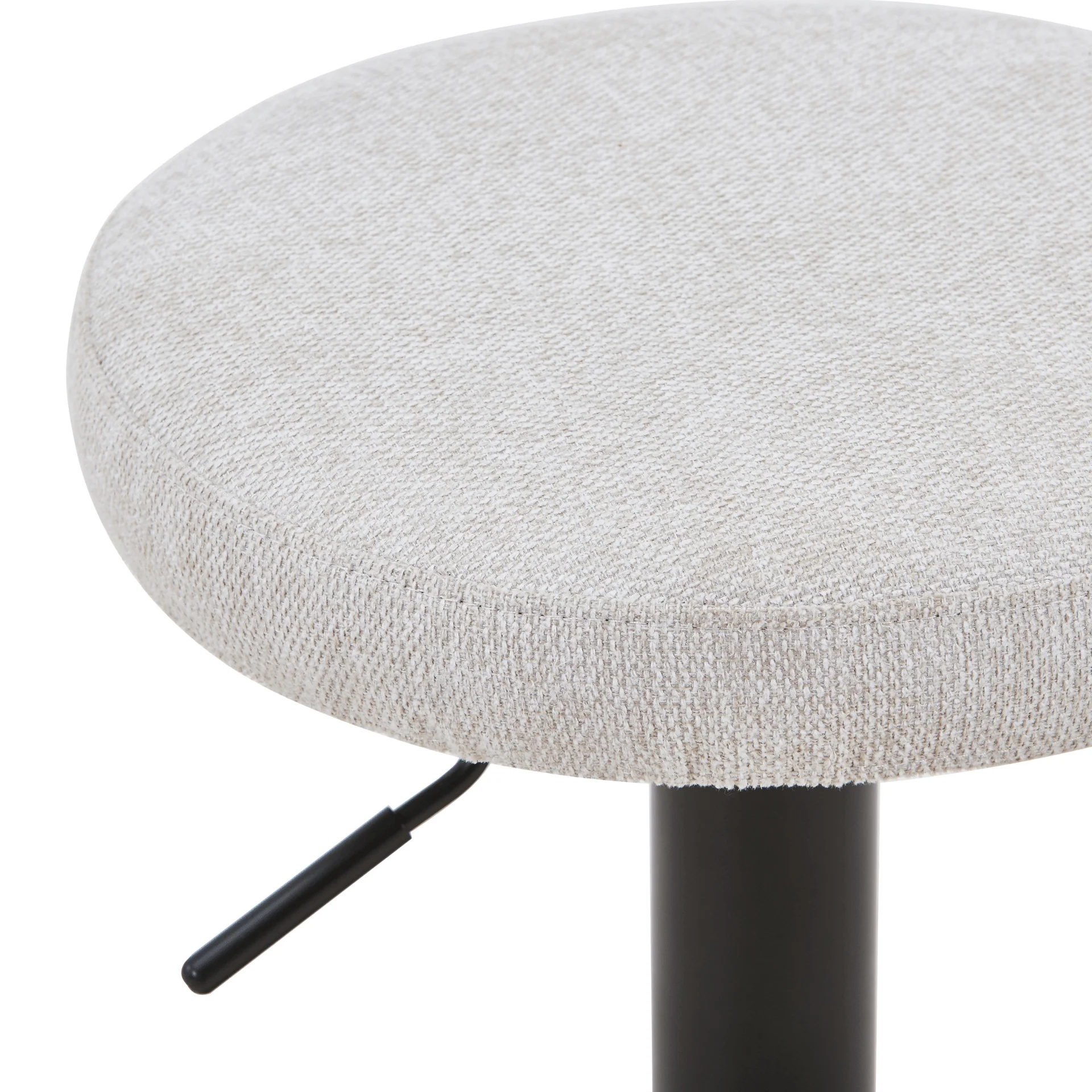 Ditte - barstol med 360 graders med snurrfunktion i beige - Image 4