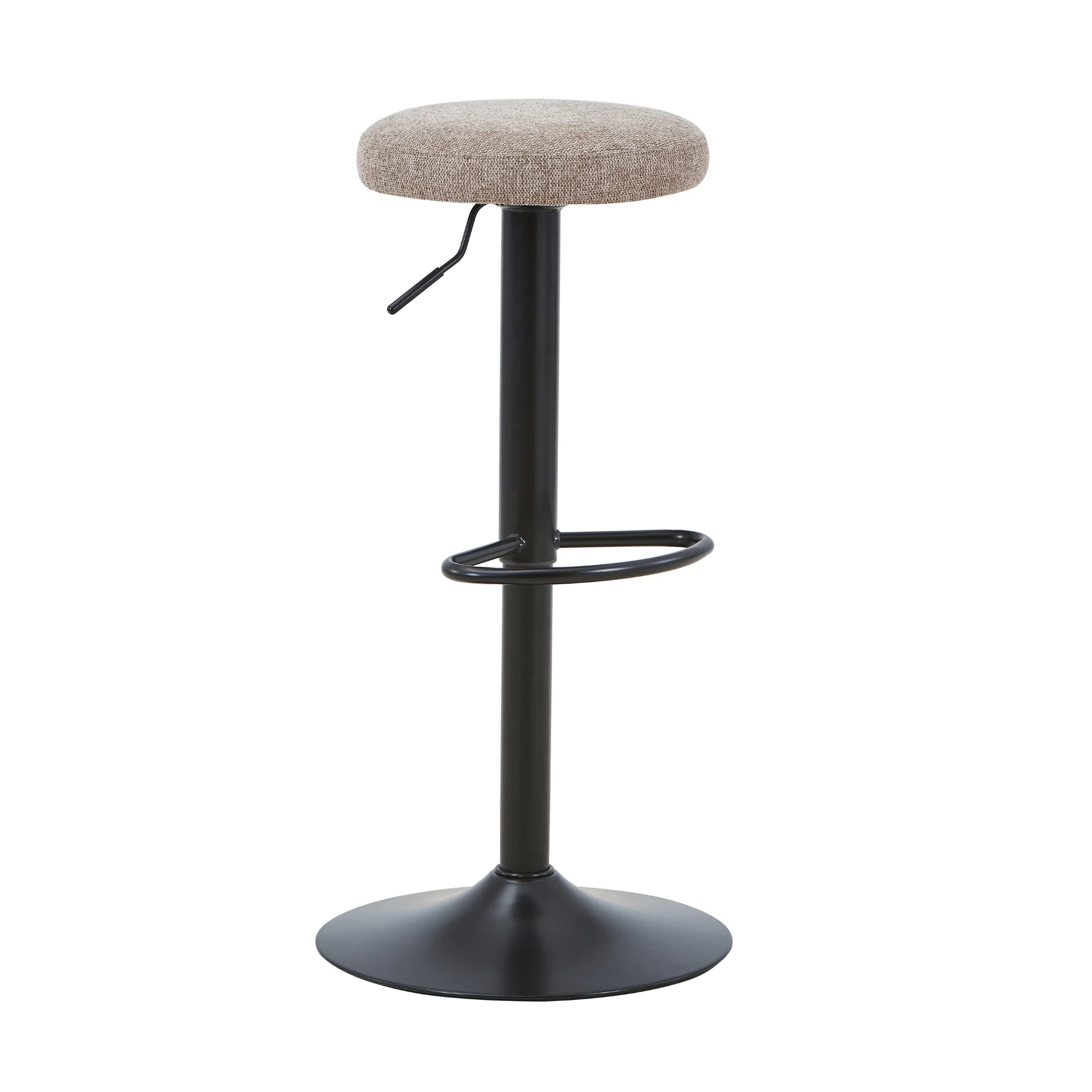 Ditte - barstol med 360 graders med snurrfunktion i sand - Image 3