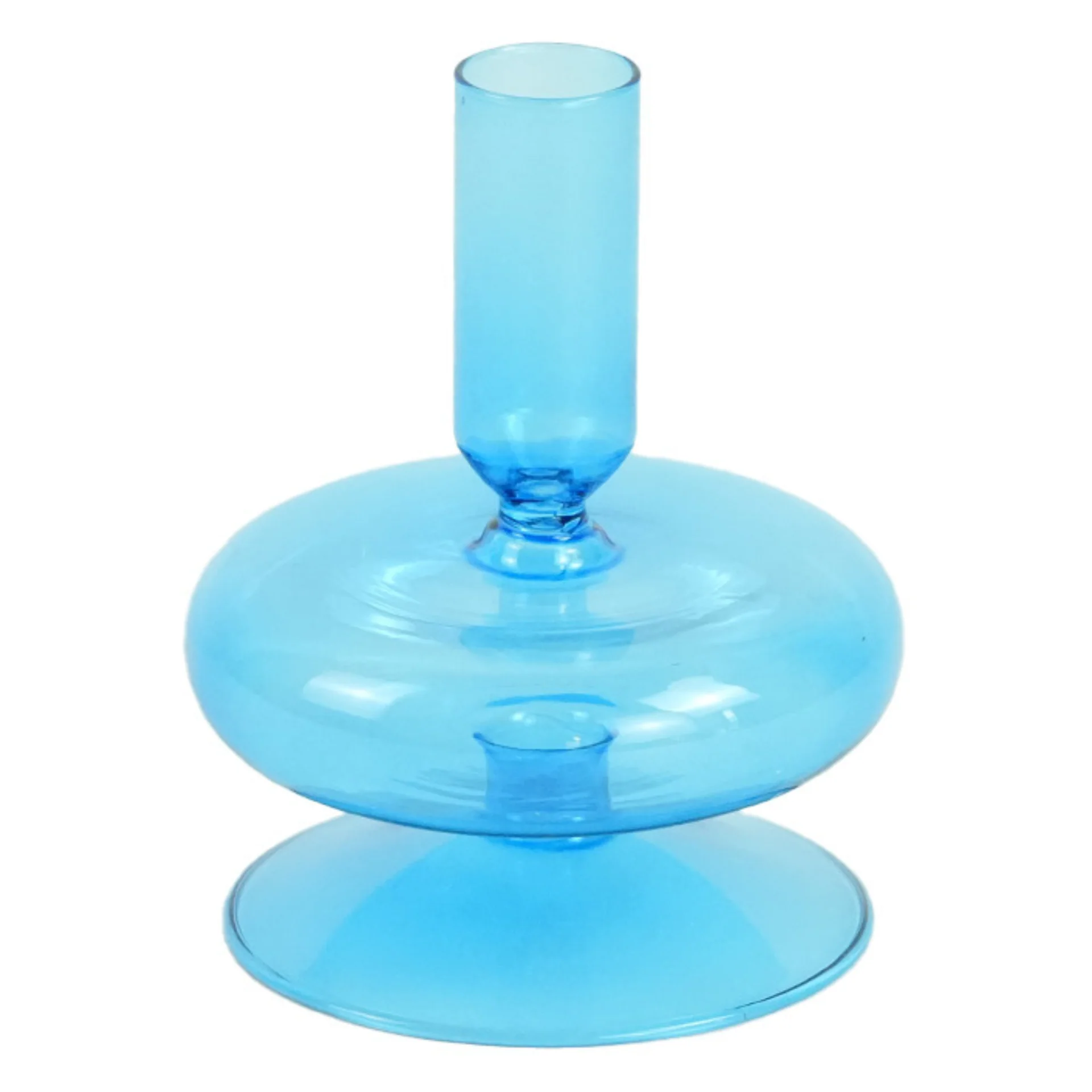Elly glasljusstake blå 12 cm - Image 2