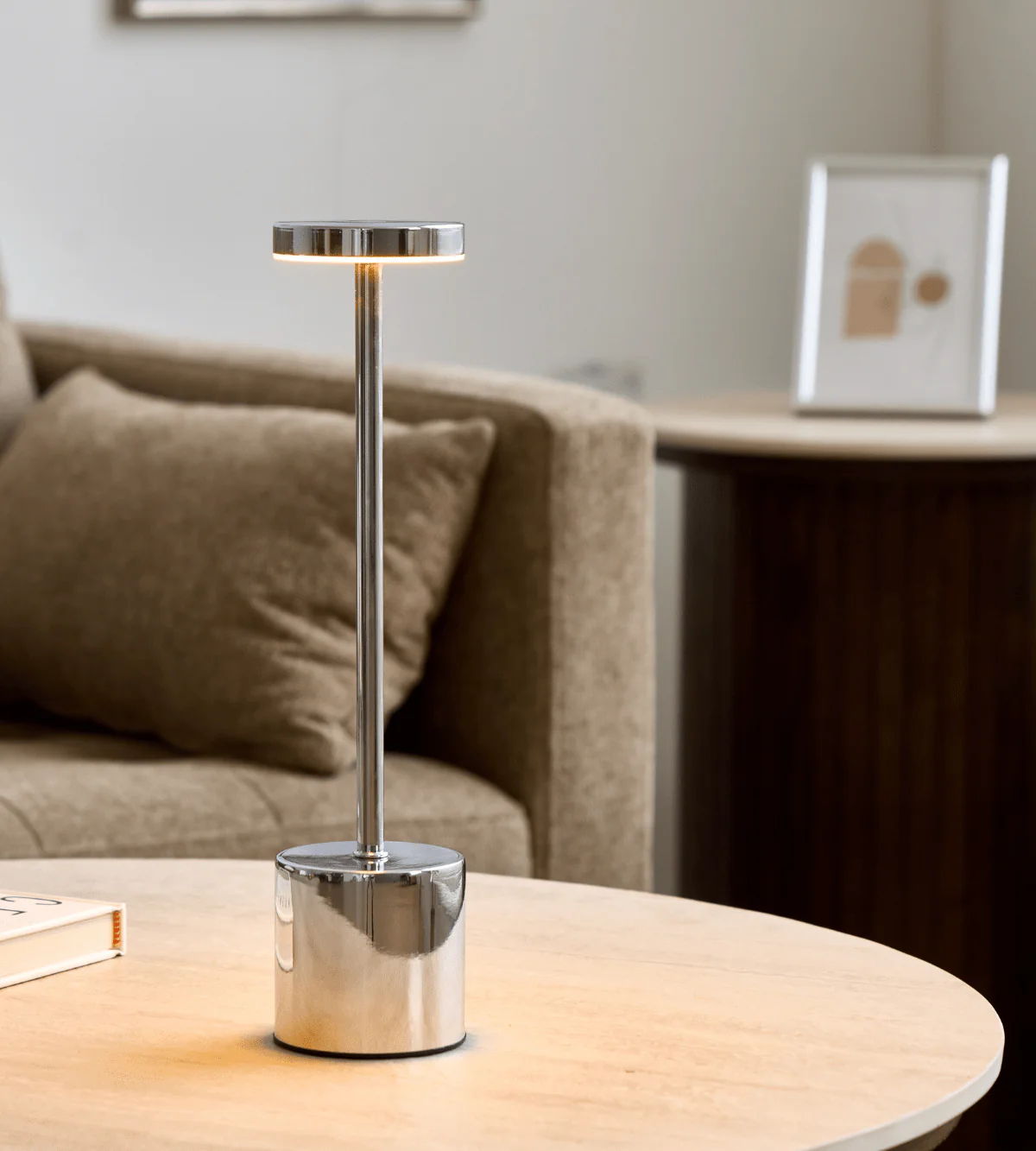 Elvis LED-bordslampa Chrome - Image 4