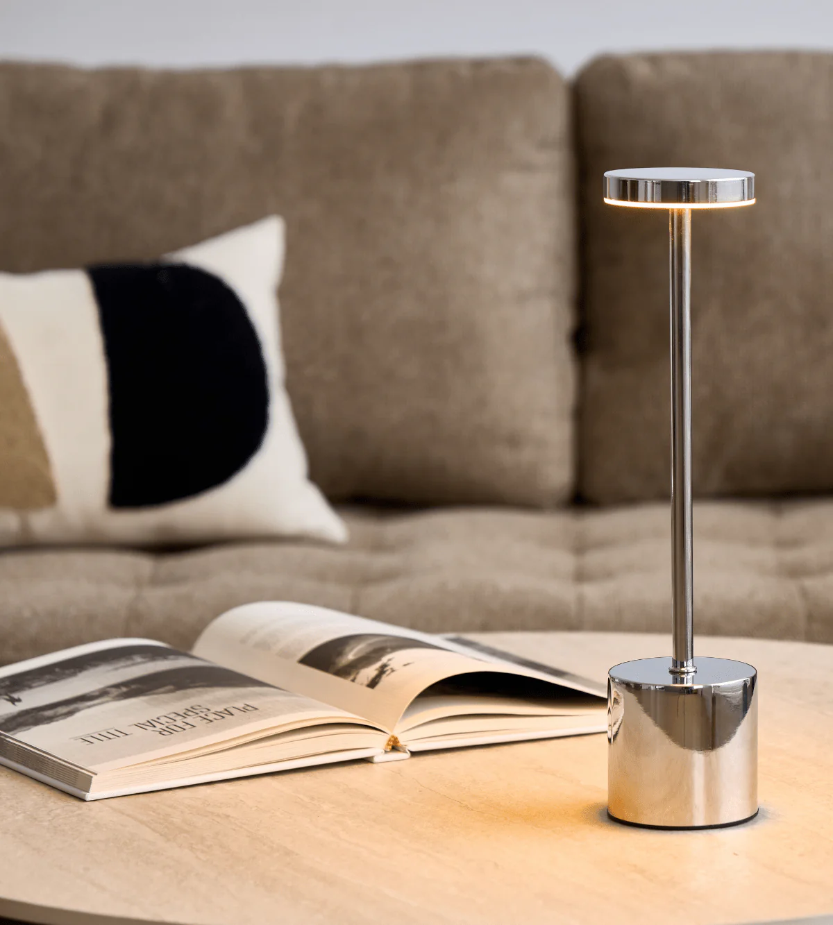 Elvis LED-bordslampa Chrome - Image 7