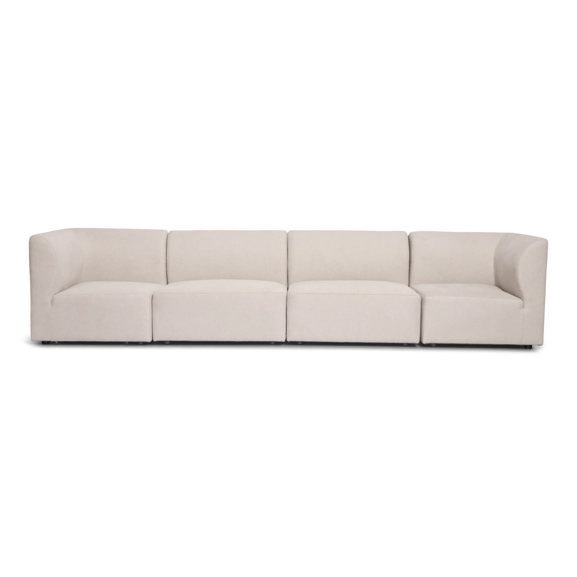 Emilia modulsoffa i beige 4 moduler L: 328 X D: 79 X H: 72 cm