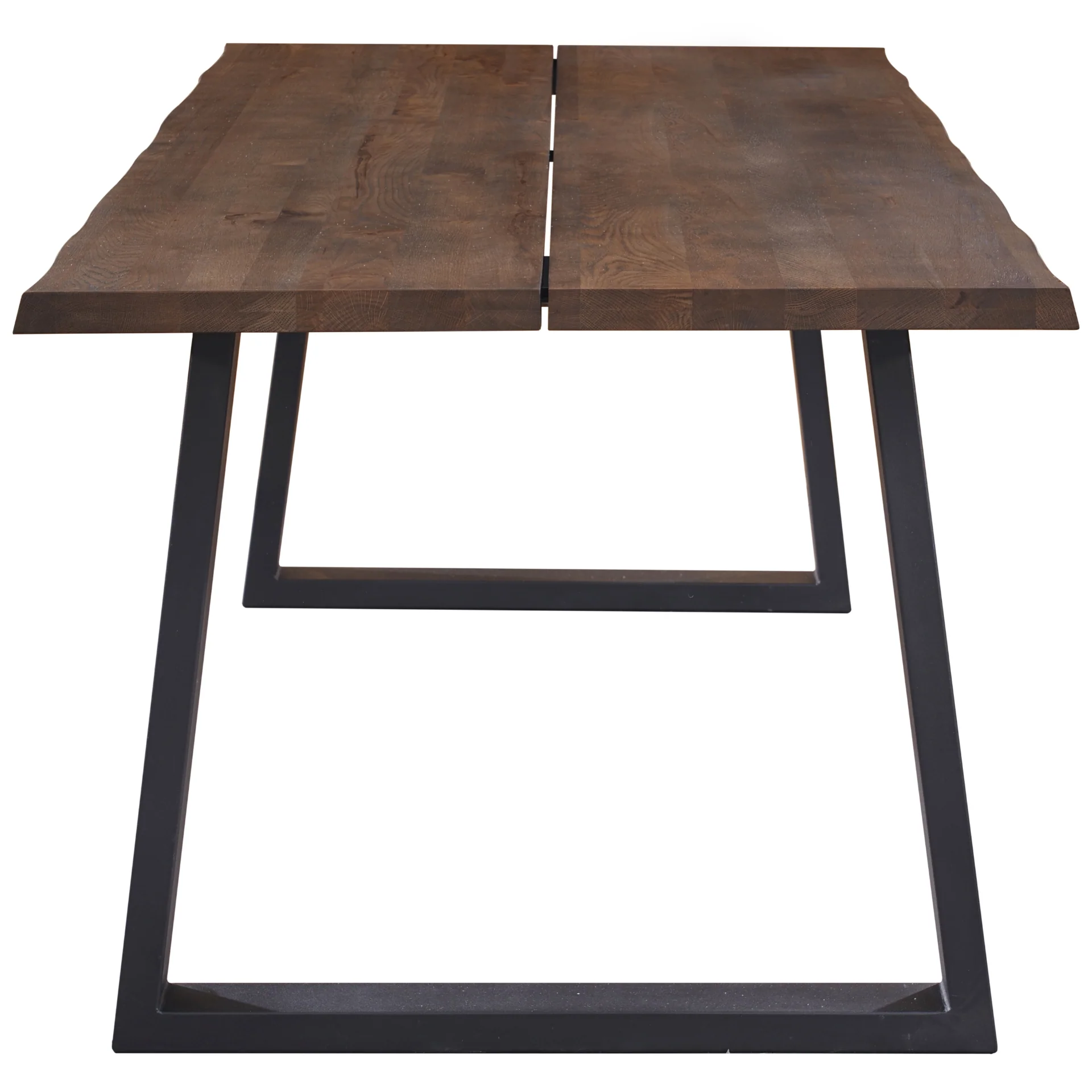 Esther plankbord - 300x95 cm - i rökt ek med fyrkantiga ben - (Förberett för tilläggsskivor) - Image 3