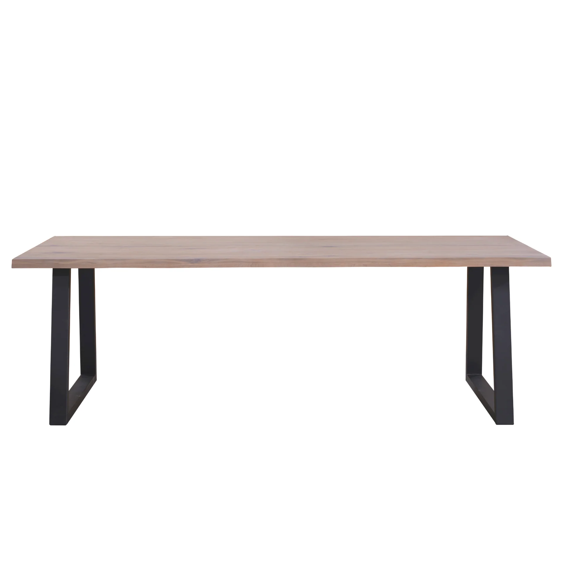 Esther plankbord - 300x95 cm - i vitoljad ek med fyrkantiga ben - (Förberett för tilläggsskivor) - Image 2