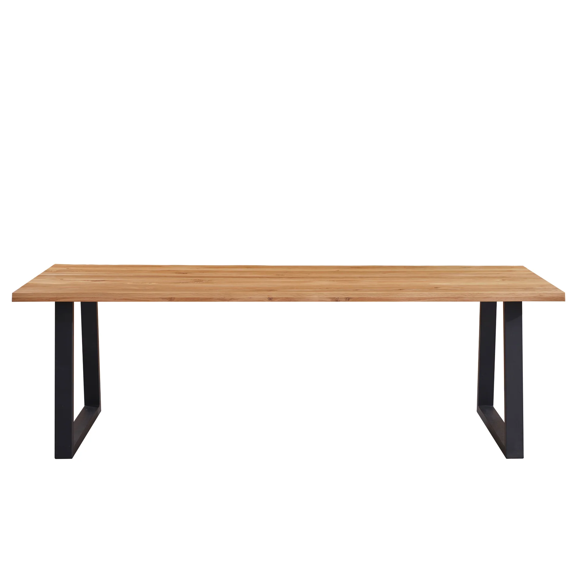 Esther - Plankbord 200 x 95 cm i naturoljad ek med fyrkantiga ben (förberett för tilläggsskivor) - Image 2