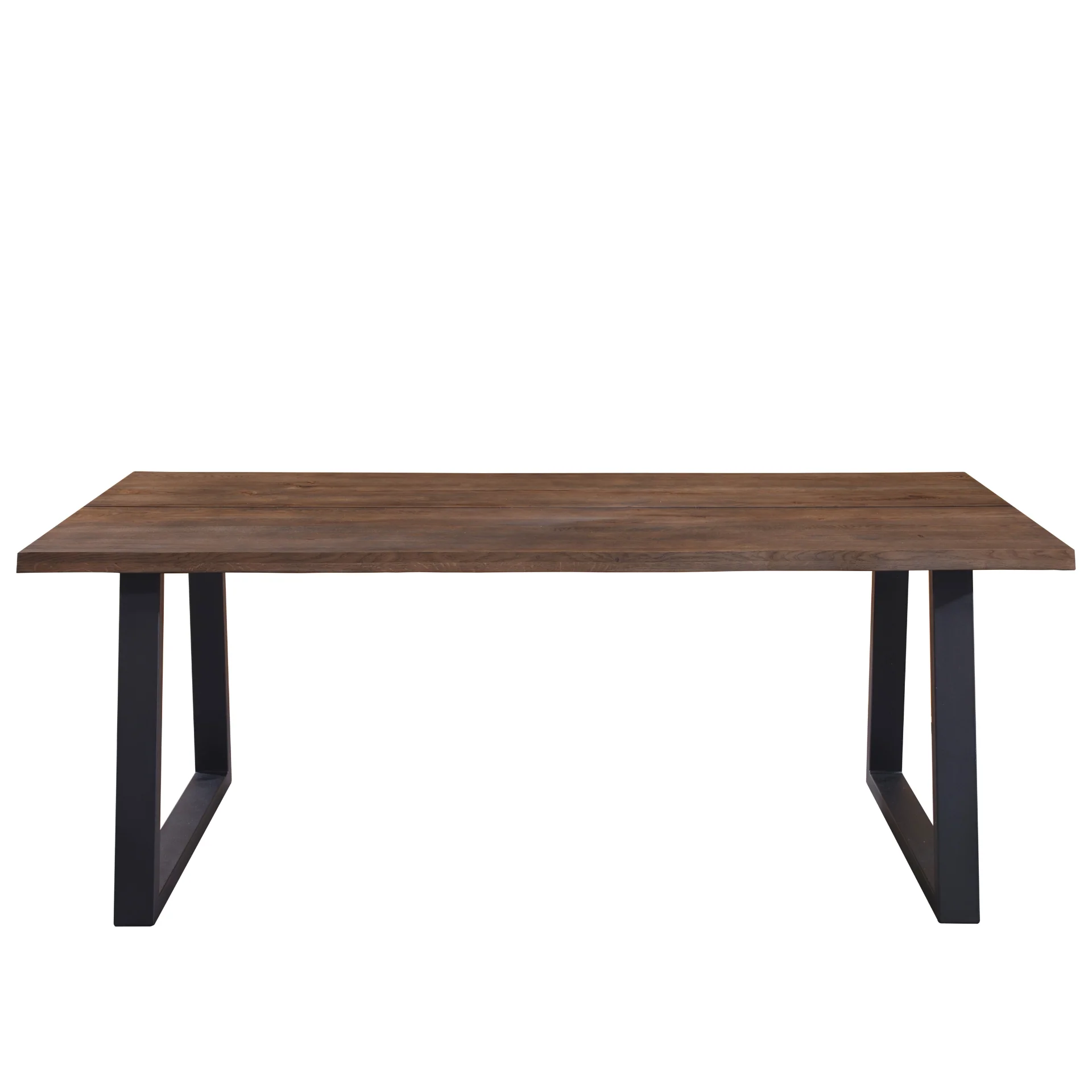 Esther plankbord - 240x95 cm - i rökt ek med fyrkantiga ben - (Förberett för tilläggsskivor) - Image 2