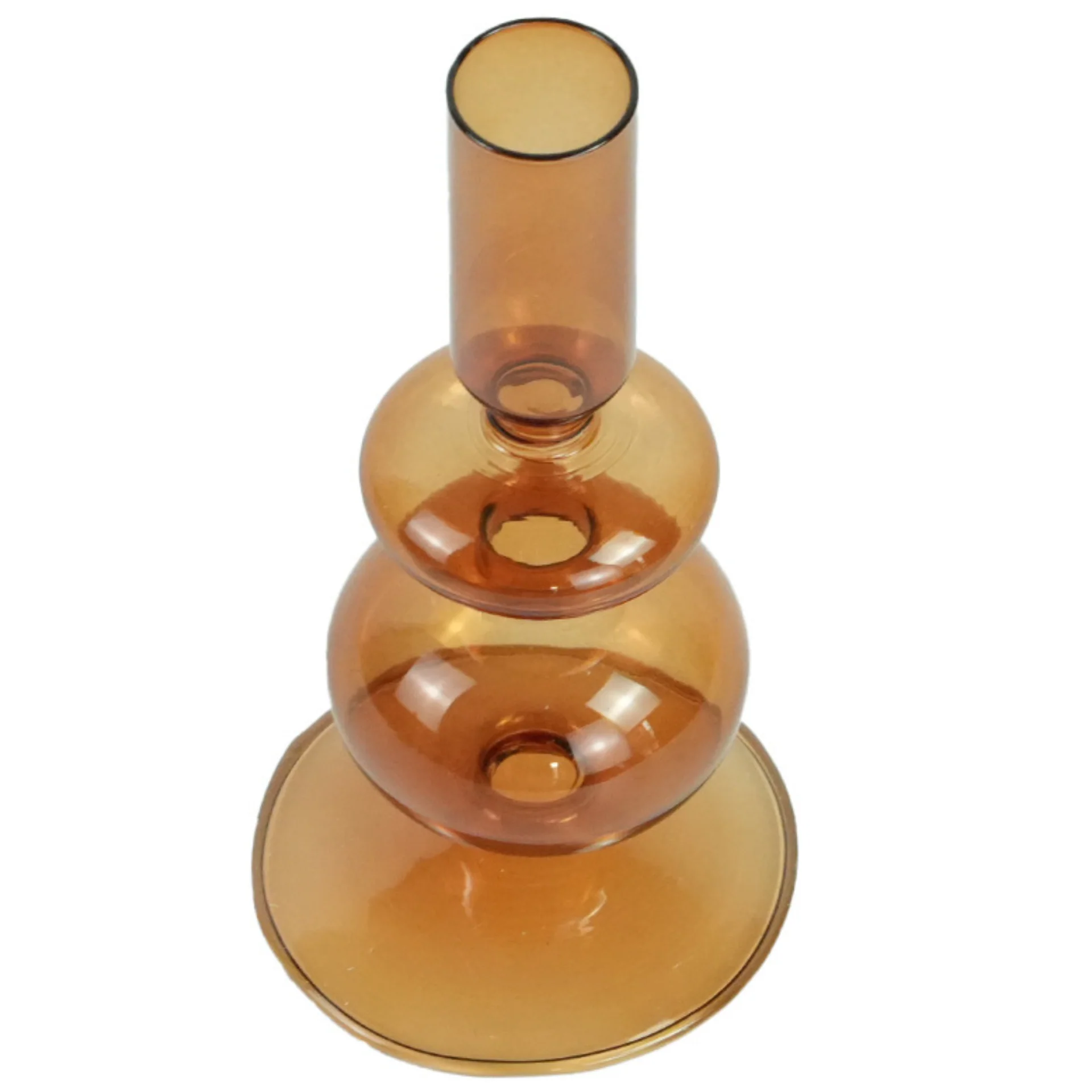 Fendi glasljusstake bärnsten 15 cm - Image 2