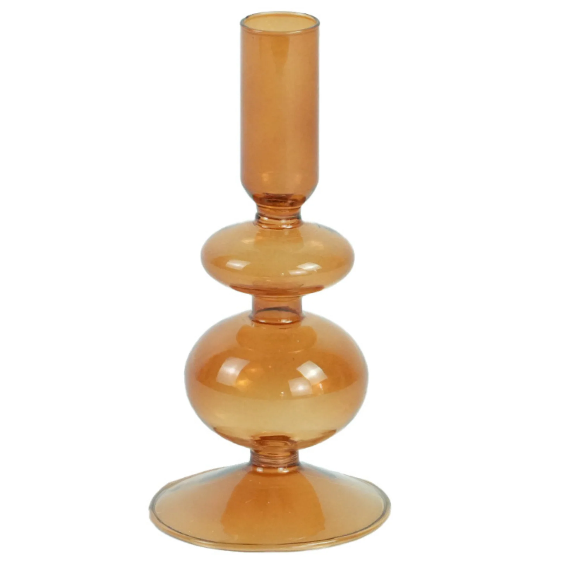 Fendi glasljusstake bärnsten 15 cm - Image 3