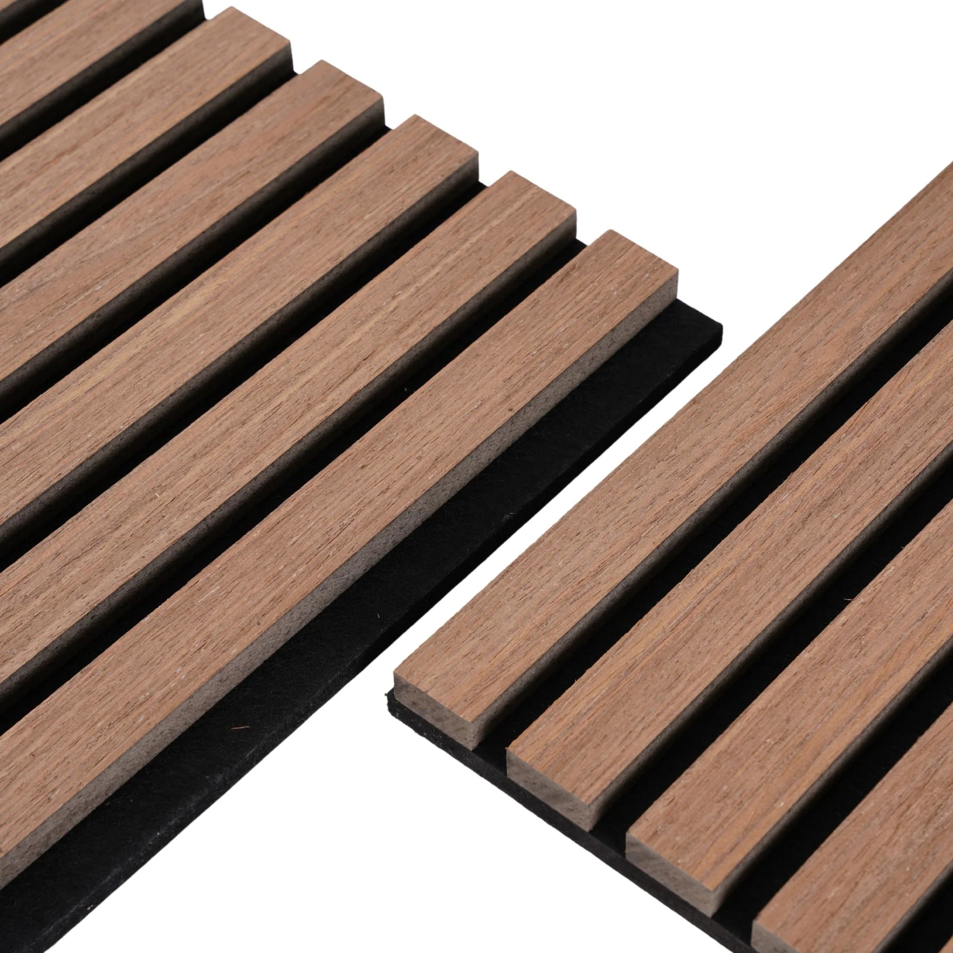 Flexibel akustikpanel i fanér av rökt ek 2400x520x18 mm - Image 4