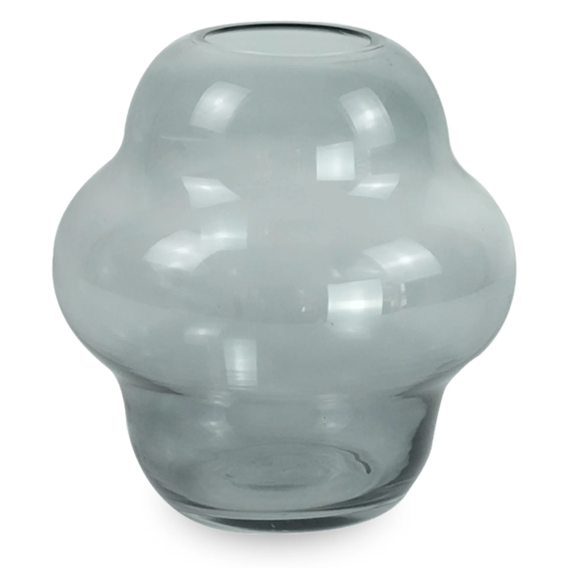 Gina glasvas rökt 20 cm