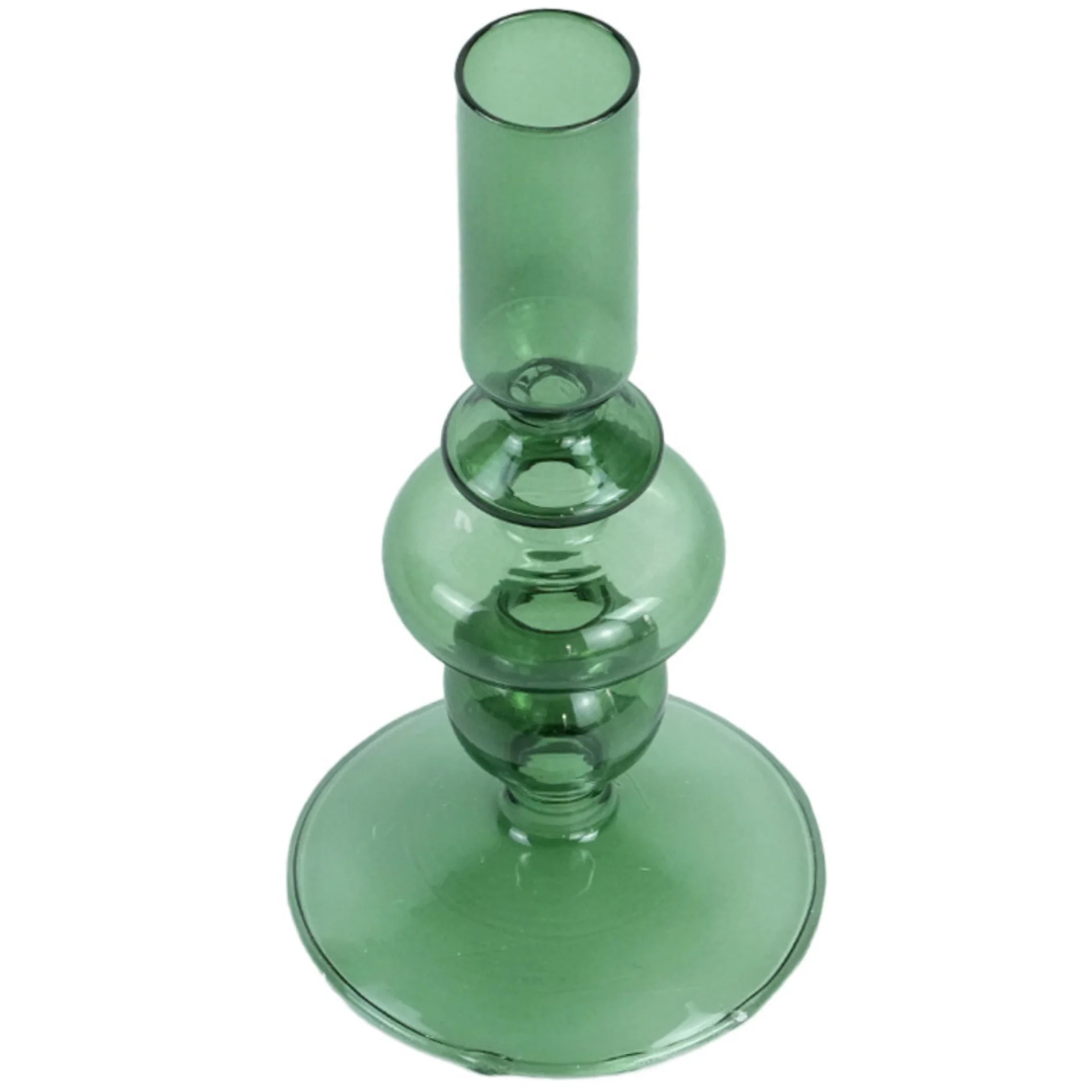Gracie glasljusstake grön 18 cm - Image 2