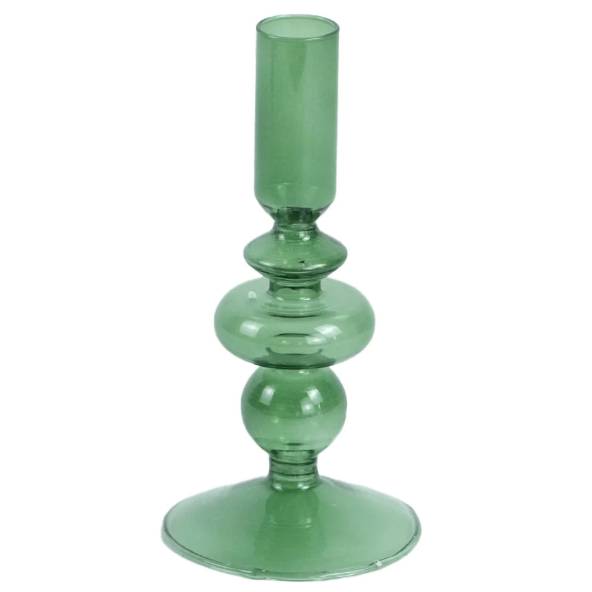 Gracie glasljusstake grön 18 cm - Image 3
