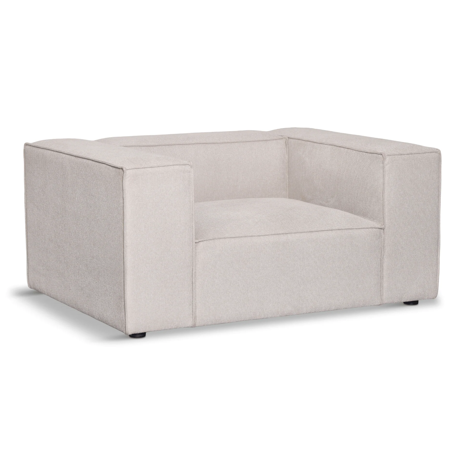 Hailey fåtölj i beige L: 136 × D: 100 × H: 64 cm - Image 9