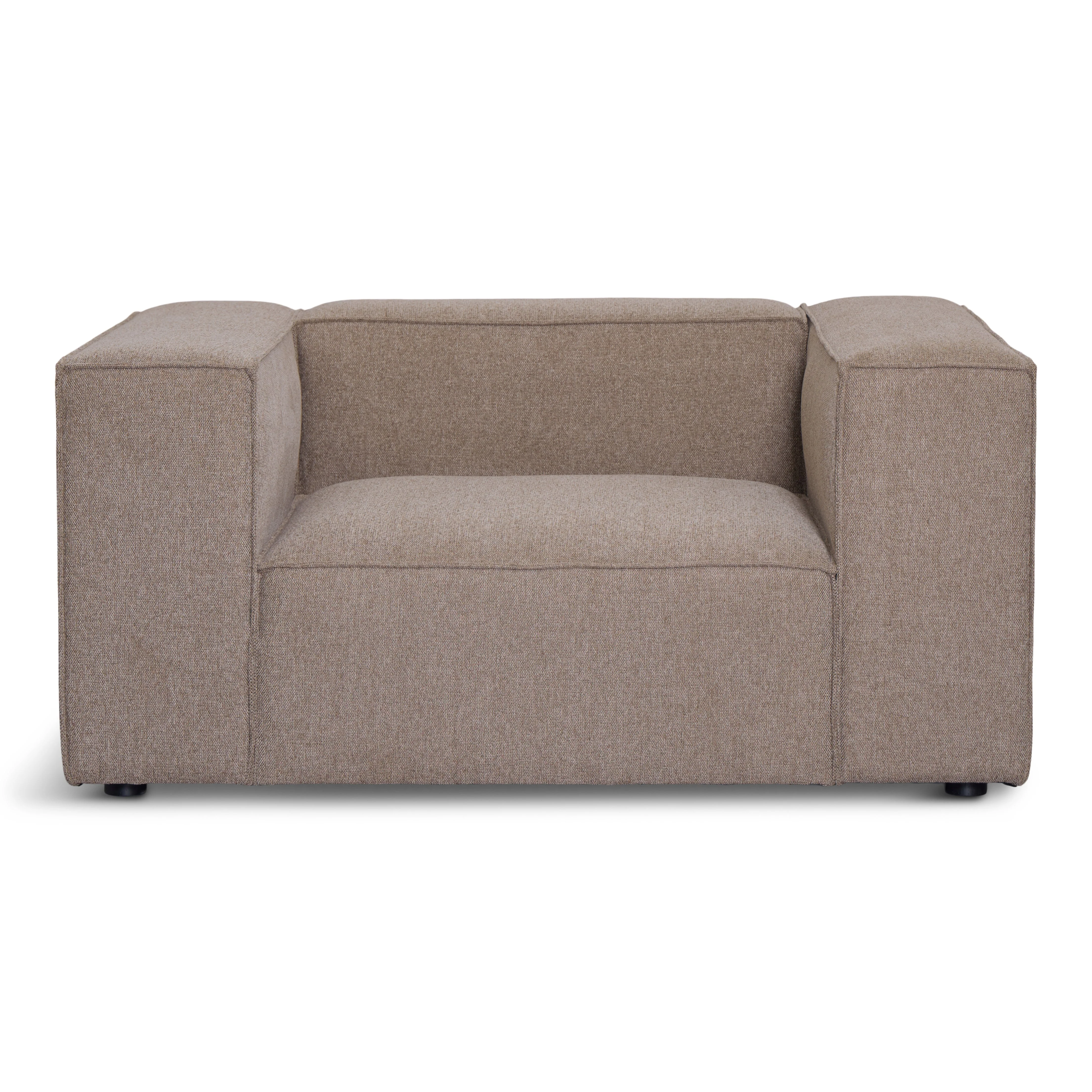 Hailey fåtölj i sand L: 136 × D: 100 × H: 64 cm